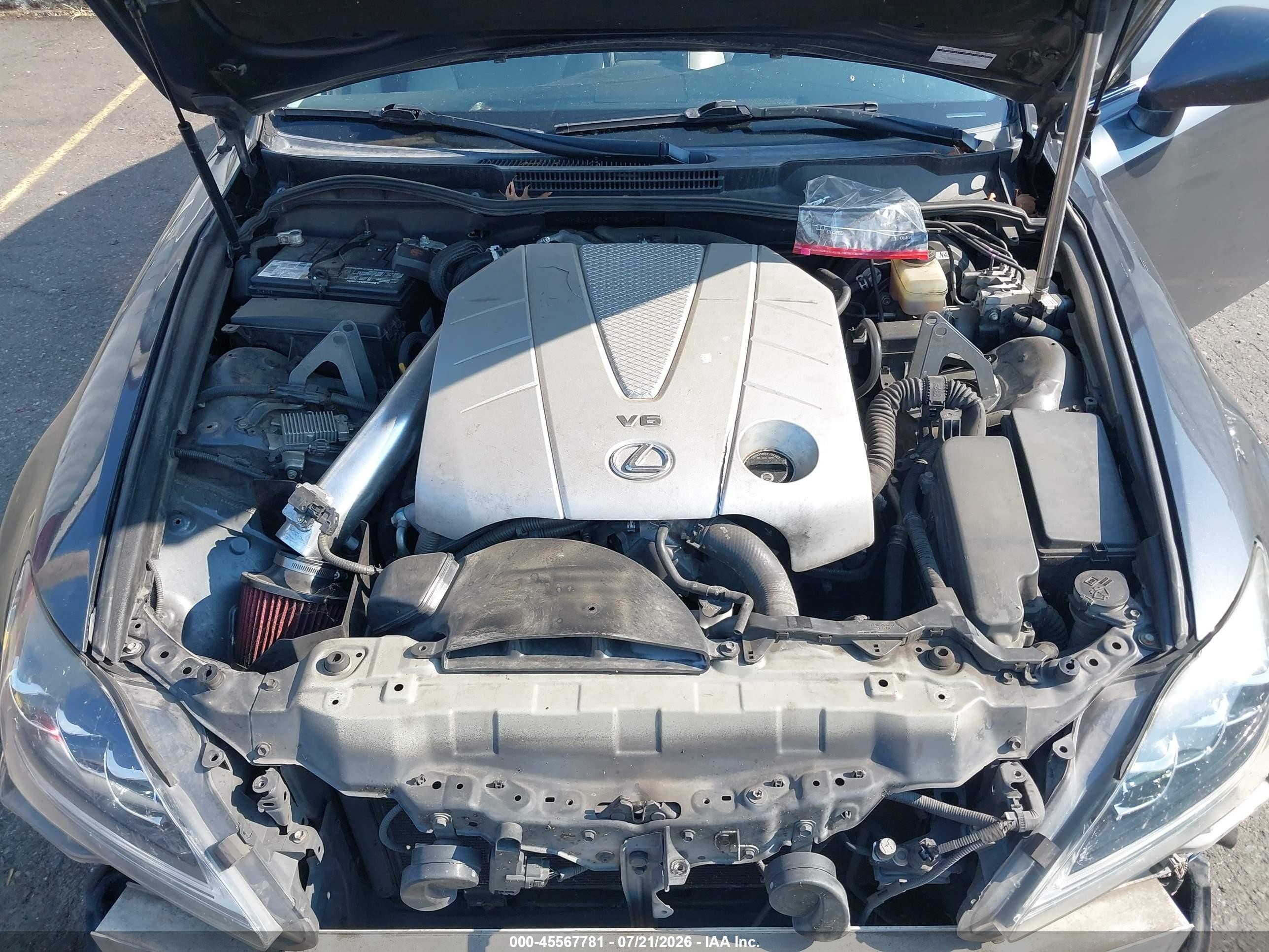 2007 Lexus Is 350   Black vin: JTHBE262375014873