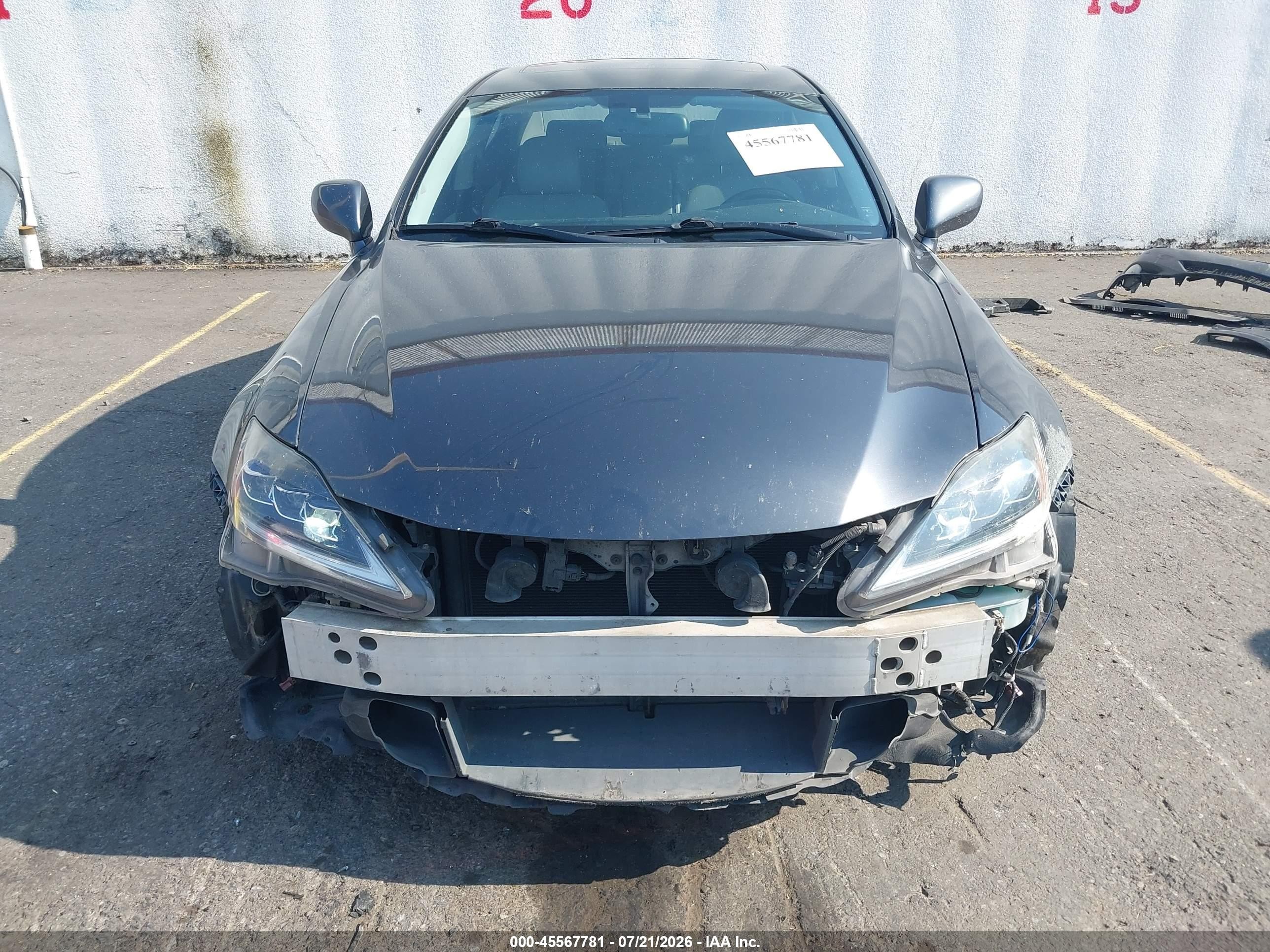 2007 Lexus Is 350   Black vin: JTHBE262375014873