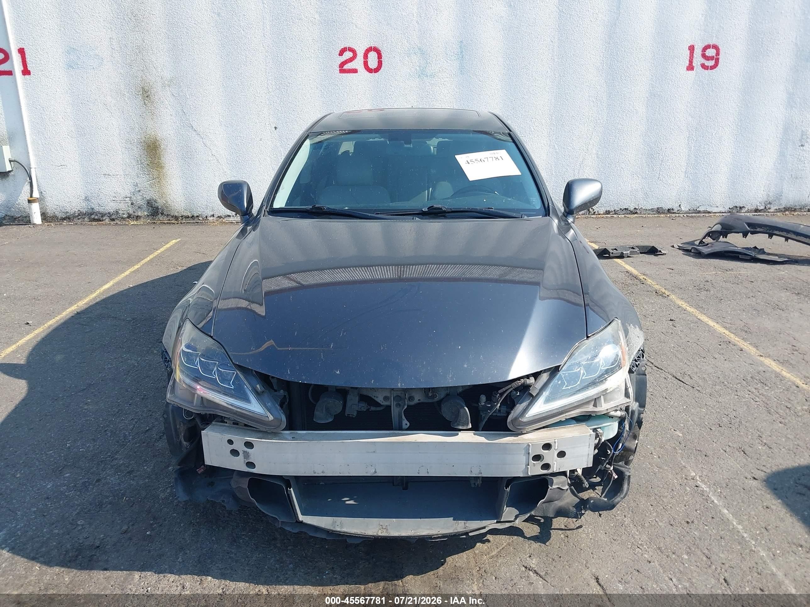 2007 Lexus Is 350   Black vin: JTHBE262375014873