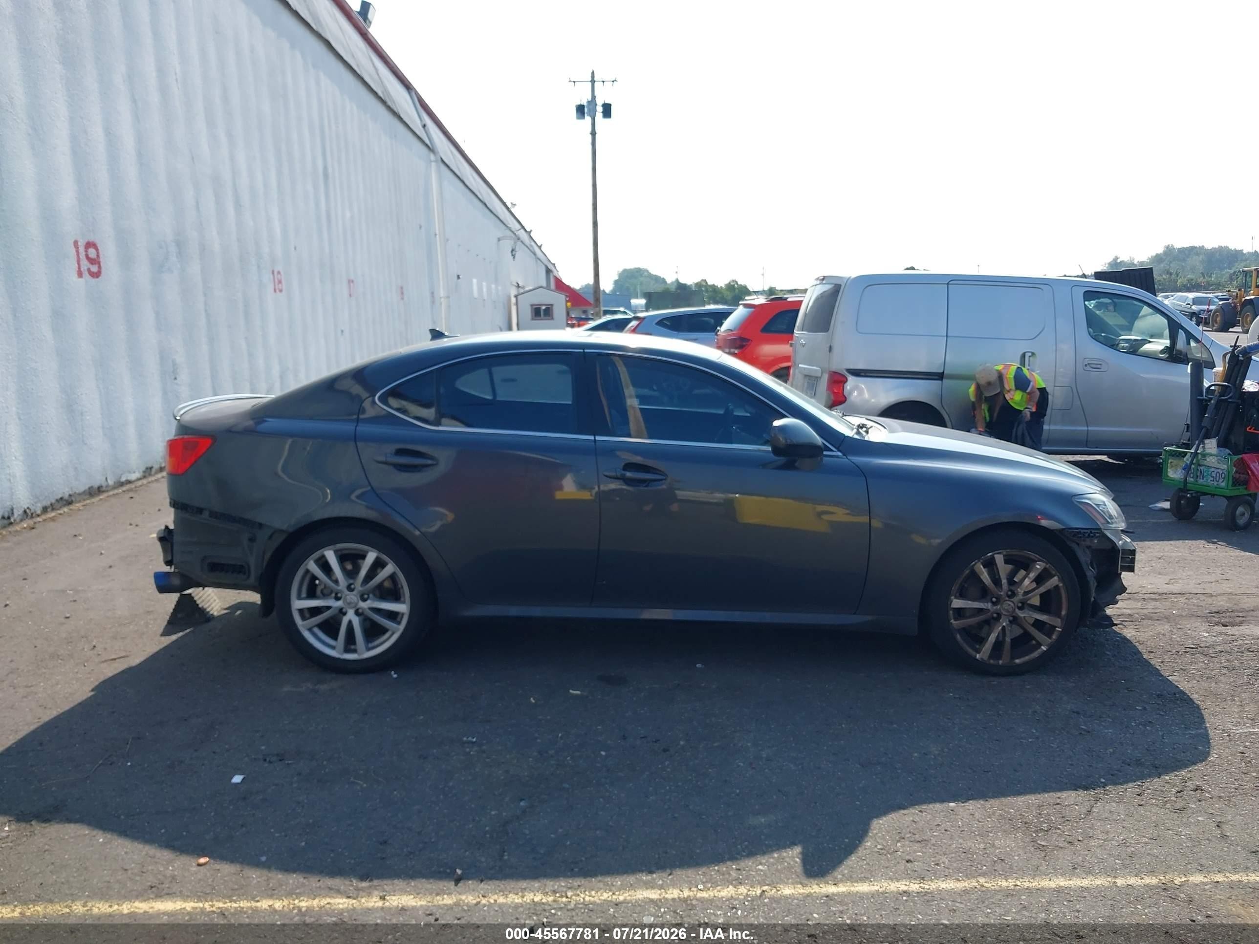 2007 Lexus Is 350   Black vin: JTHBE262375014873
