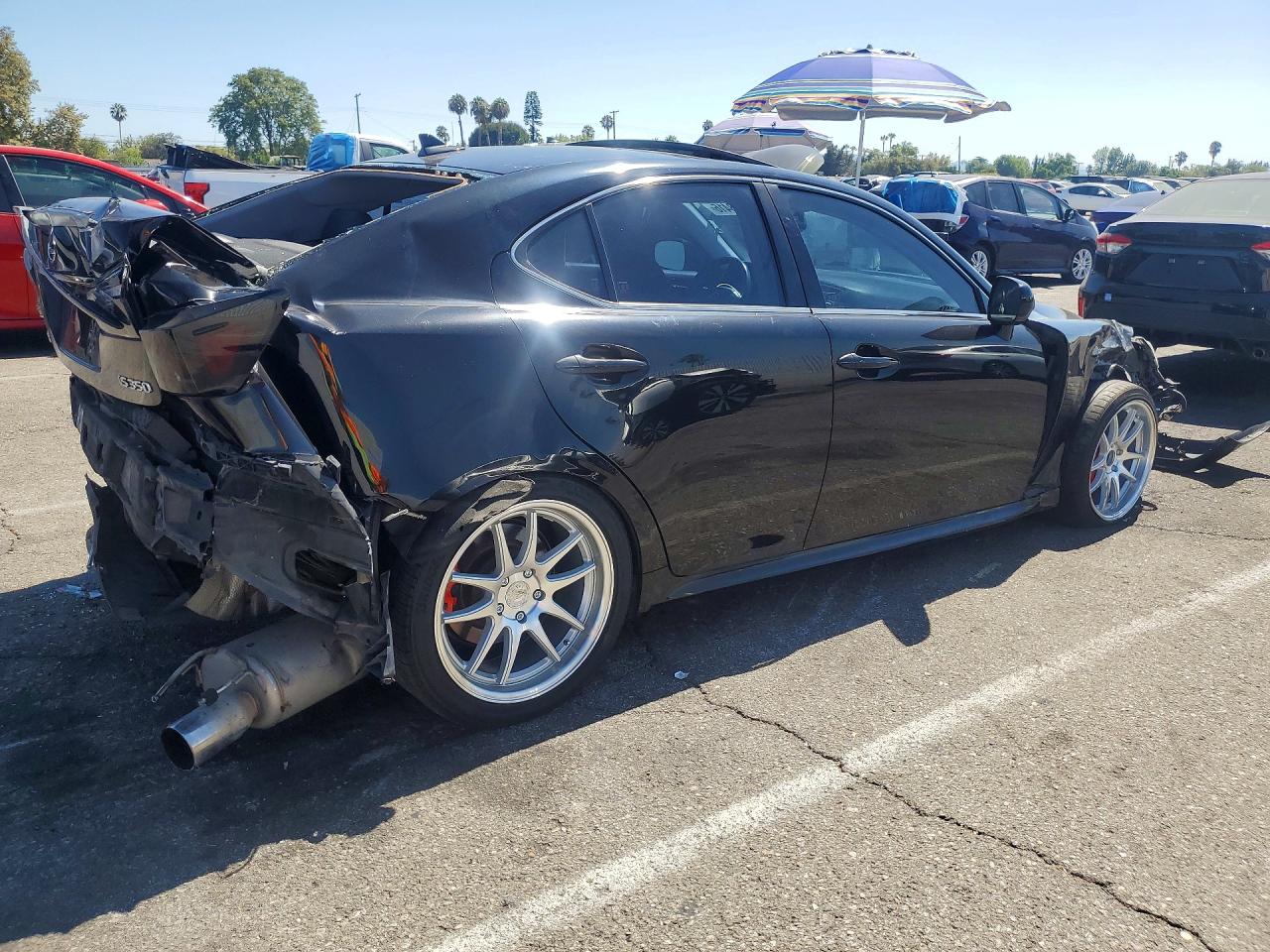 2008 Lexus Is 350 Black vin: JTHBE262382014200