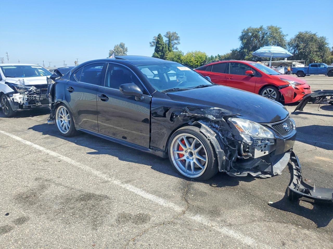 2008 Lexus Is 350 Black vin: JTHBE262382014200