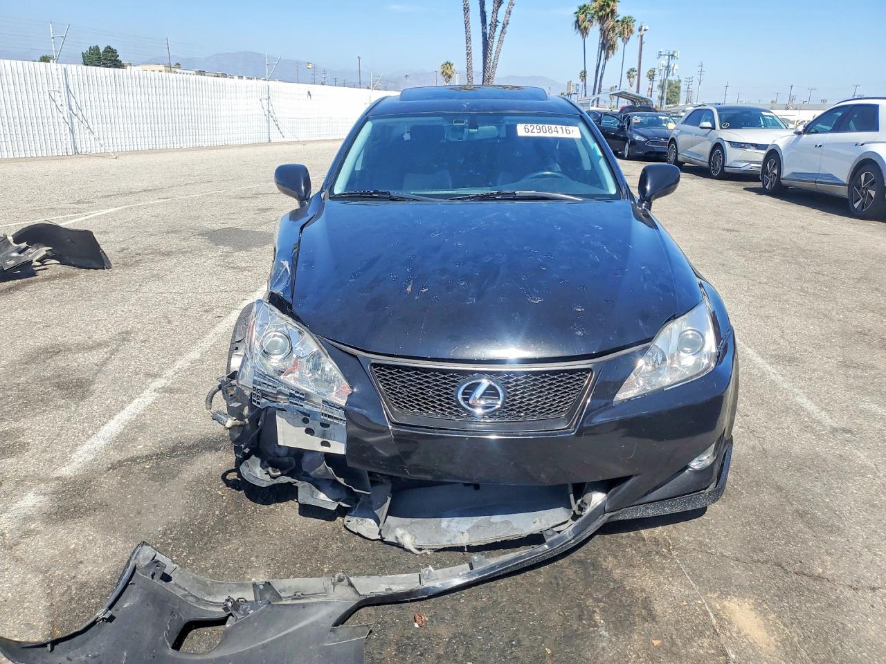 2008 Lexus Is 350 Black vin: JTHBE262382014200