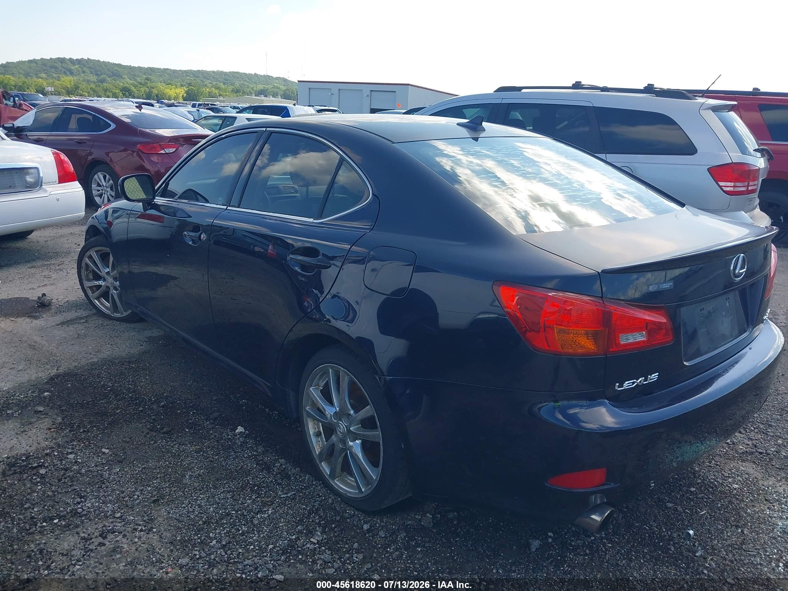 2008 Lexus Is 350   Black vin: JTHBE262382014696