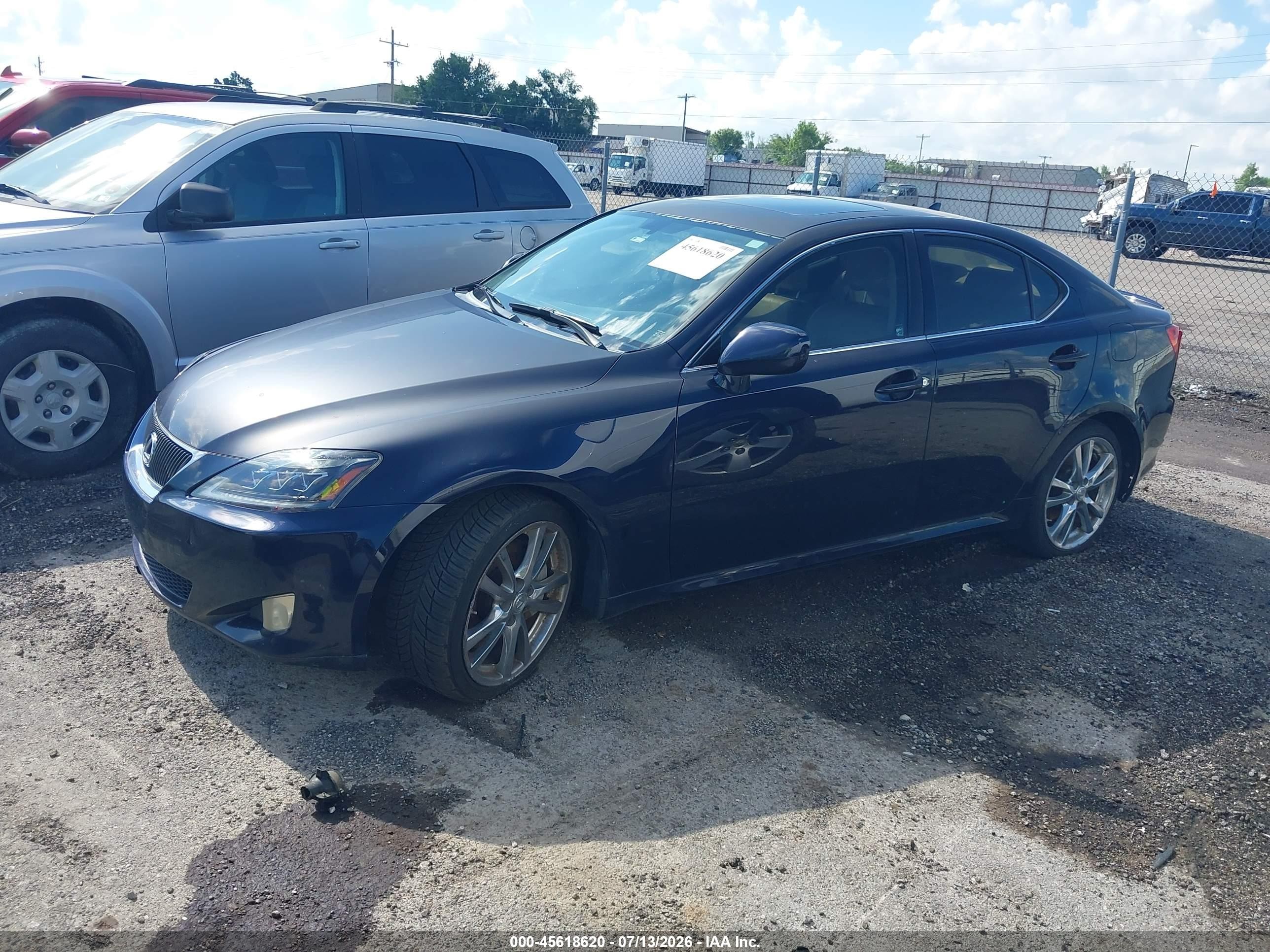 2008 Lexus Is 350   Black vin: JTHBE262382014696