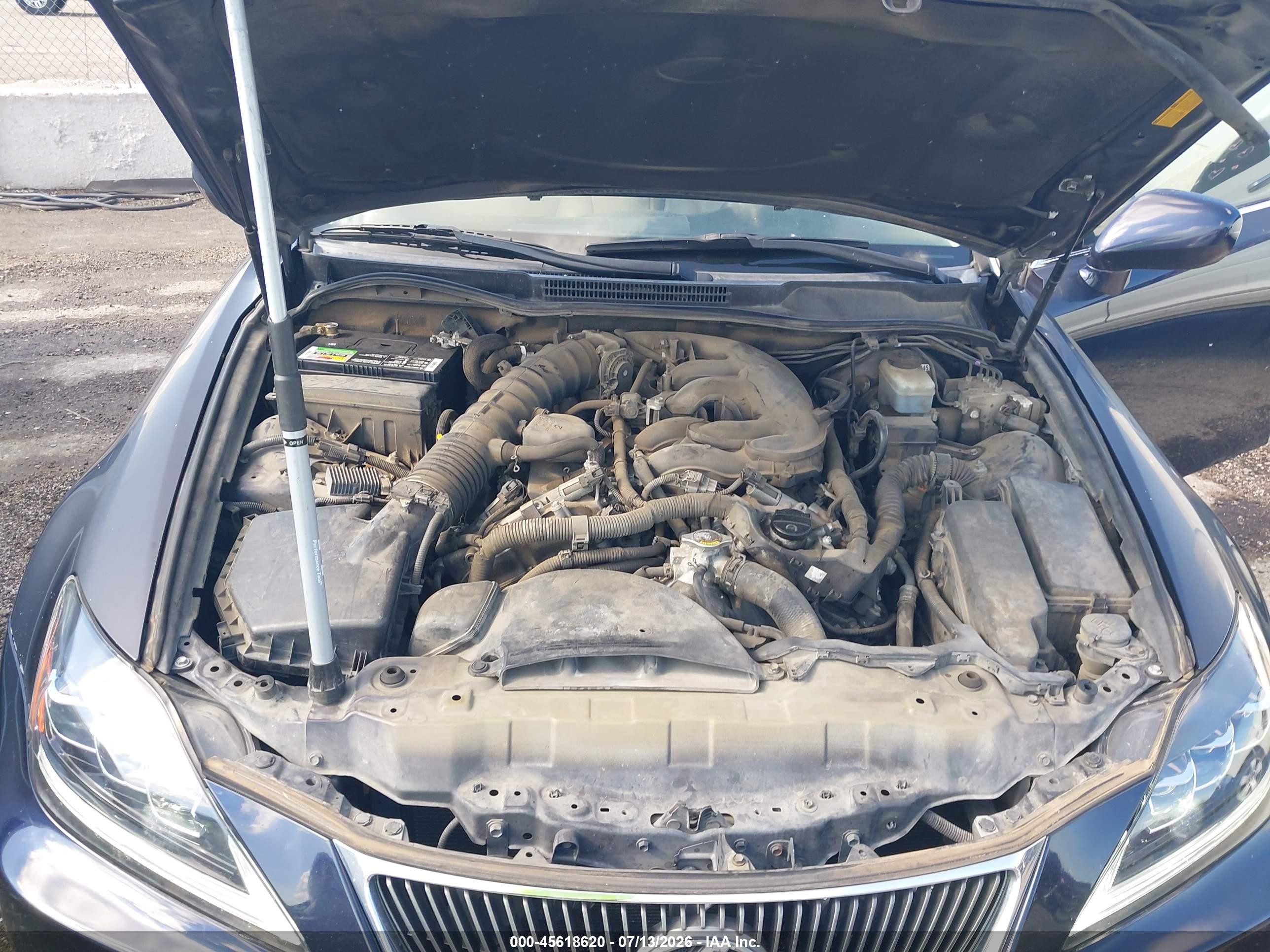 2008 Lexus Is 350   Black vin: JTHBE262382014696