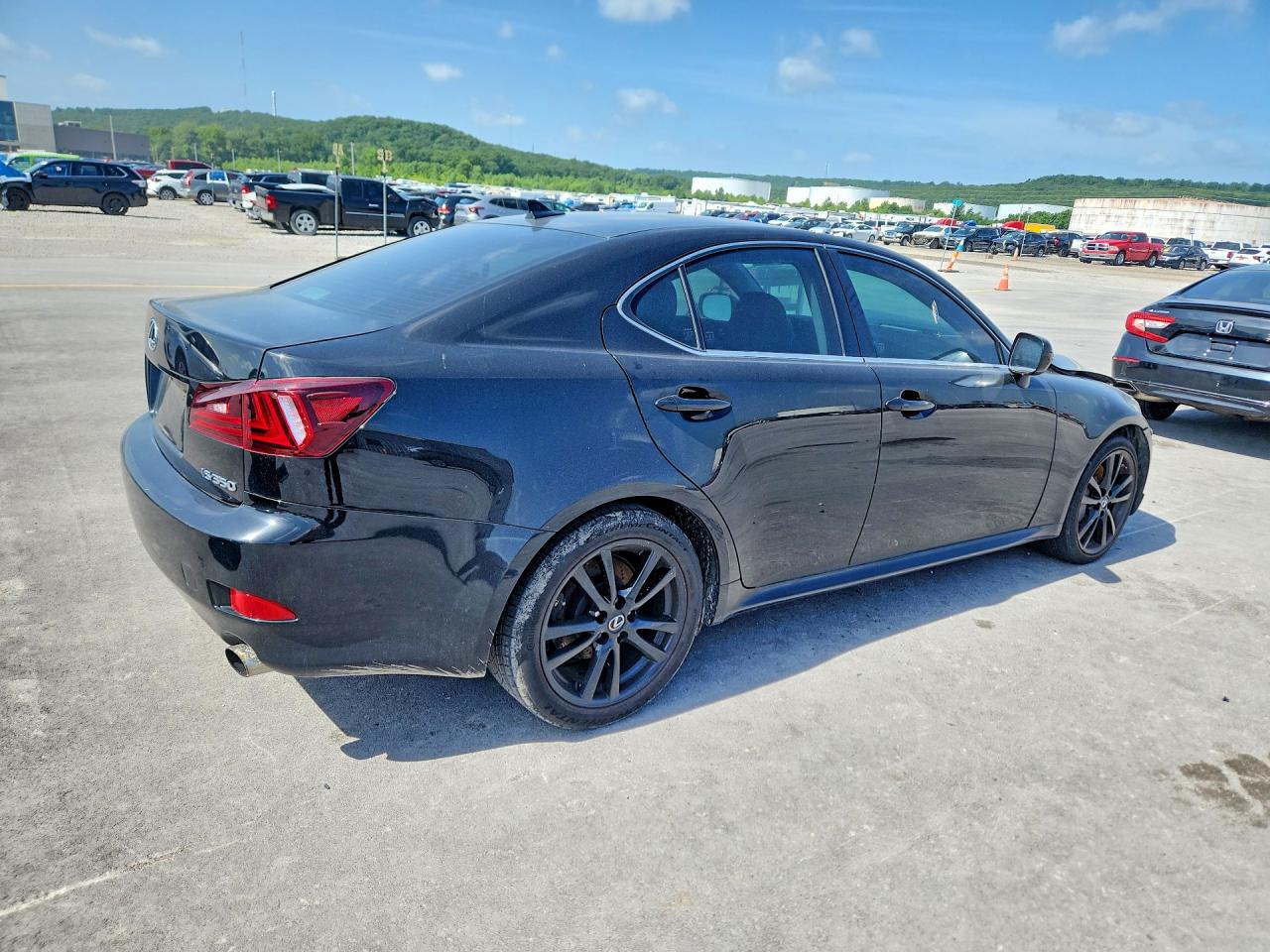 2008 Lexus Is 350 Black vin: JTHBE262385021307