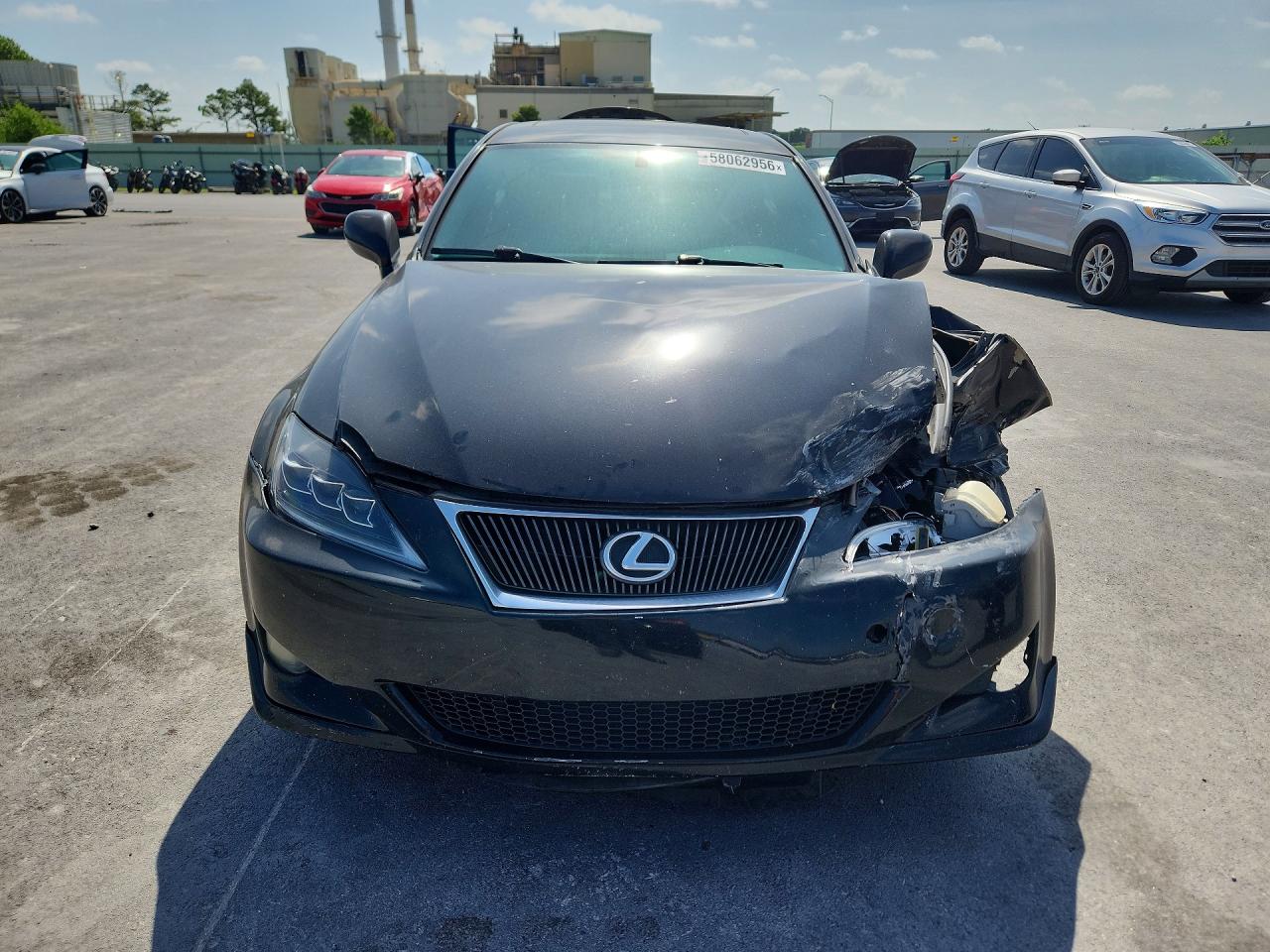 2008 Lexus Is 350 Black vin: JTHBE262385021307