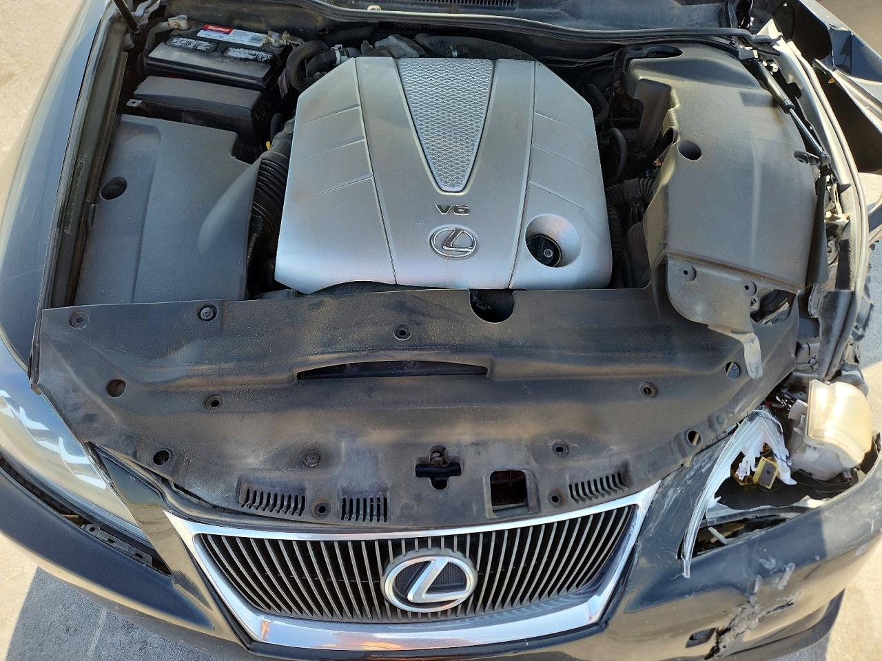 2008 Lexus Is 350 Black vin: JTHBE262385021307