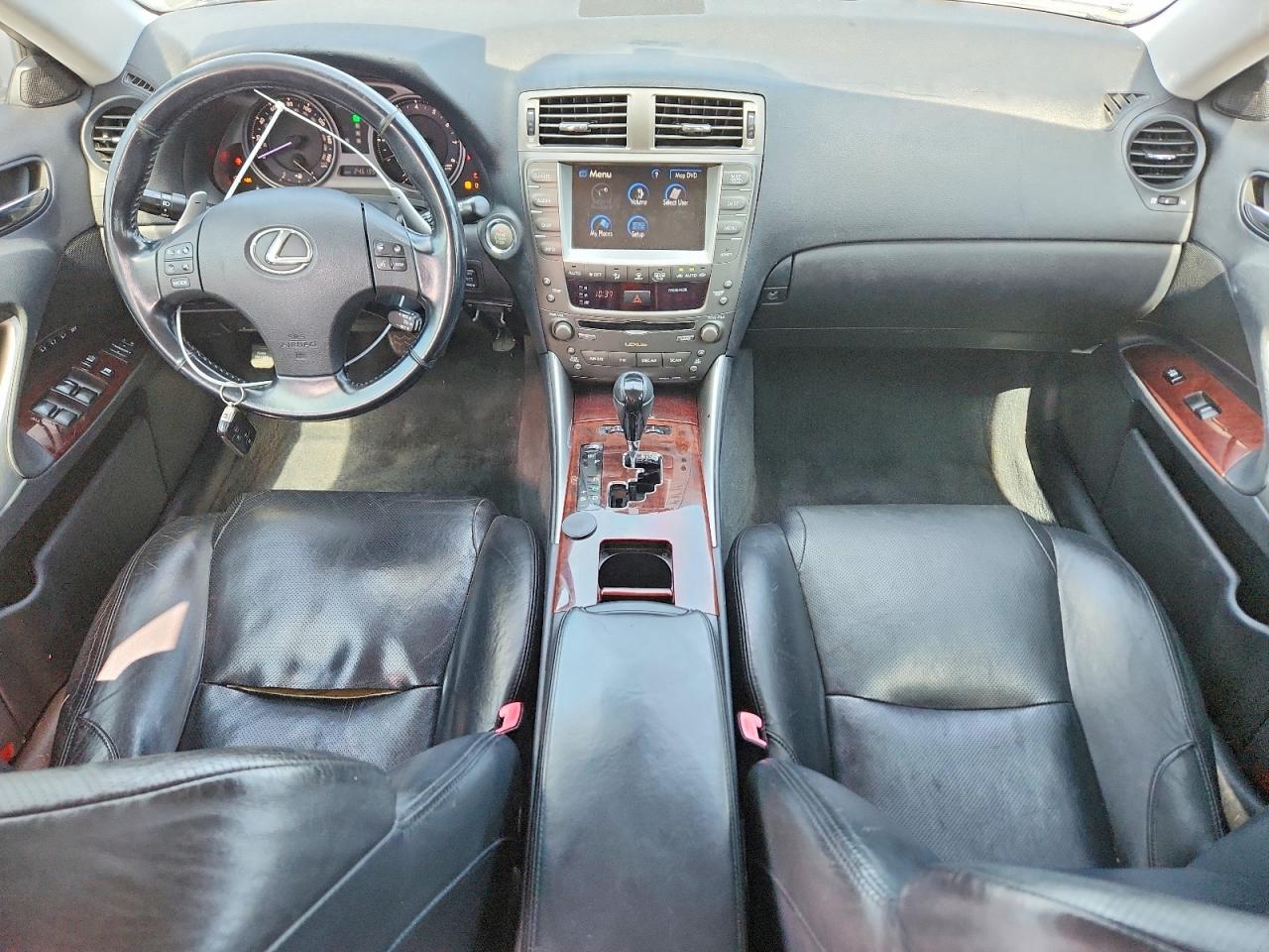 2008 Lexus Is 350 Black vin: JTHBE262385021307