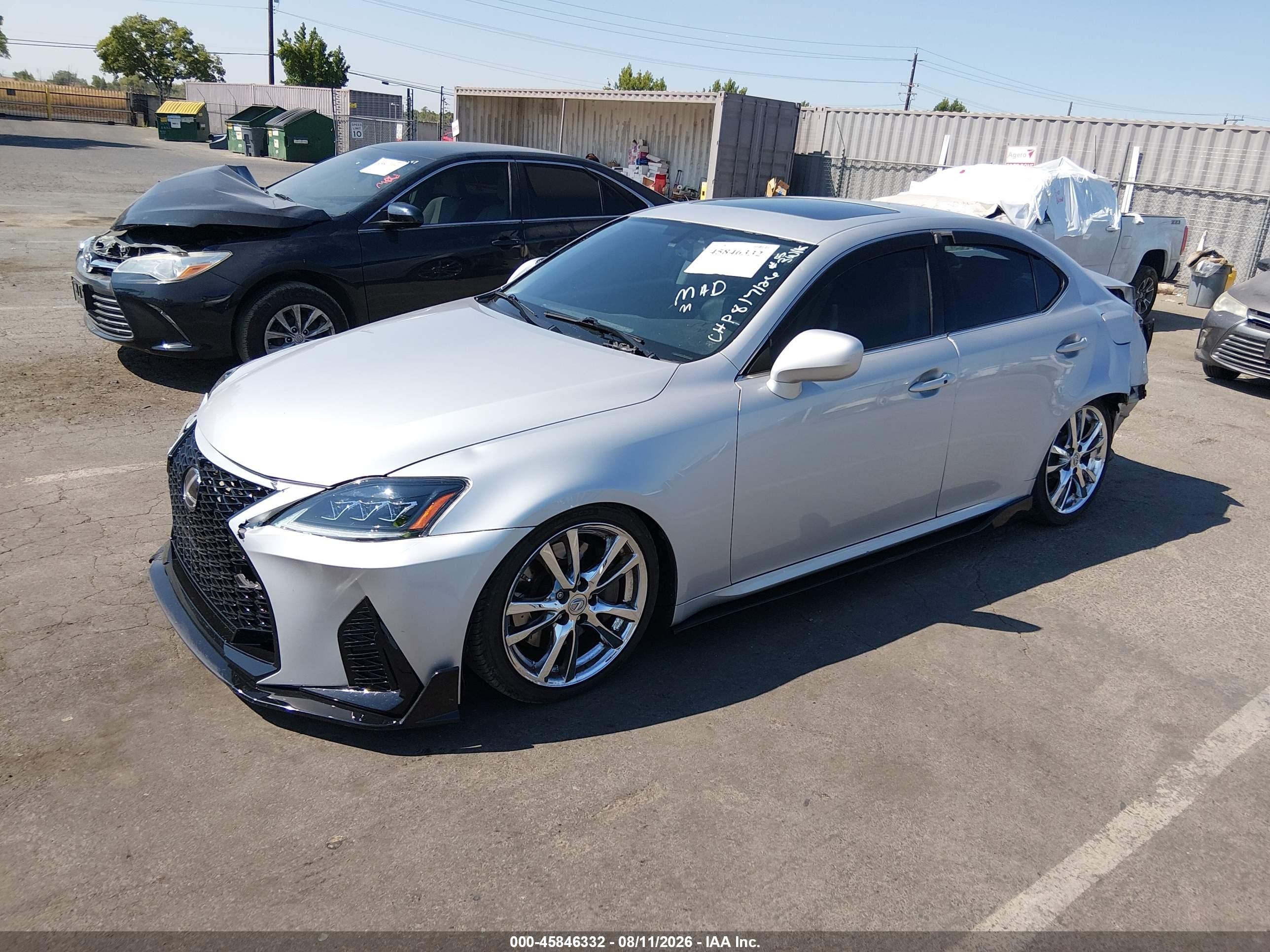 2006 Lexus Is 350   Silver vin: JTHBE262462003784