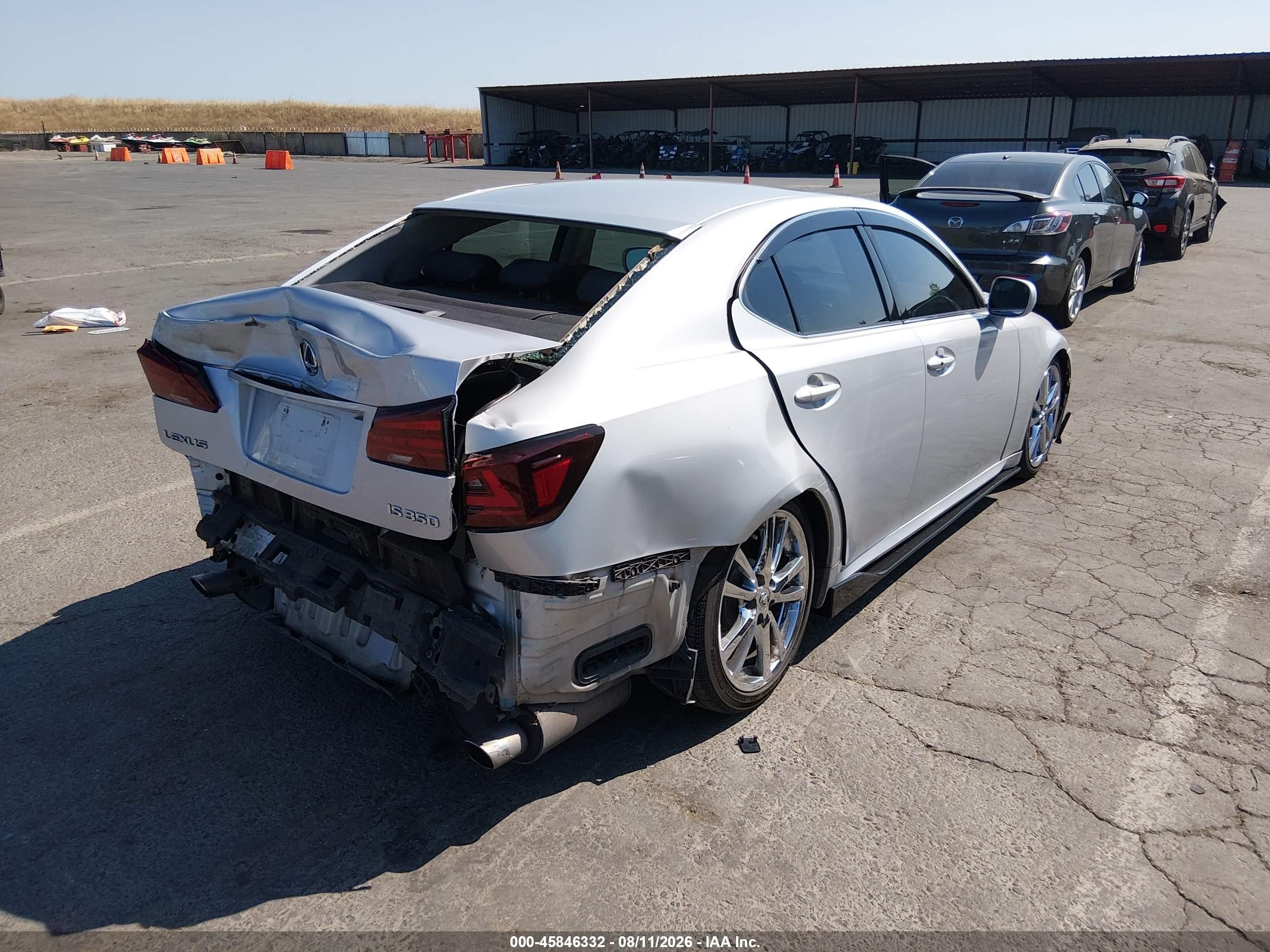 2006 Lexus Is 350   Silver vin: JTHBE262462003784