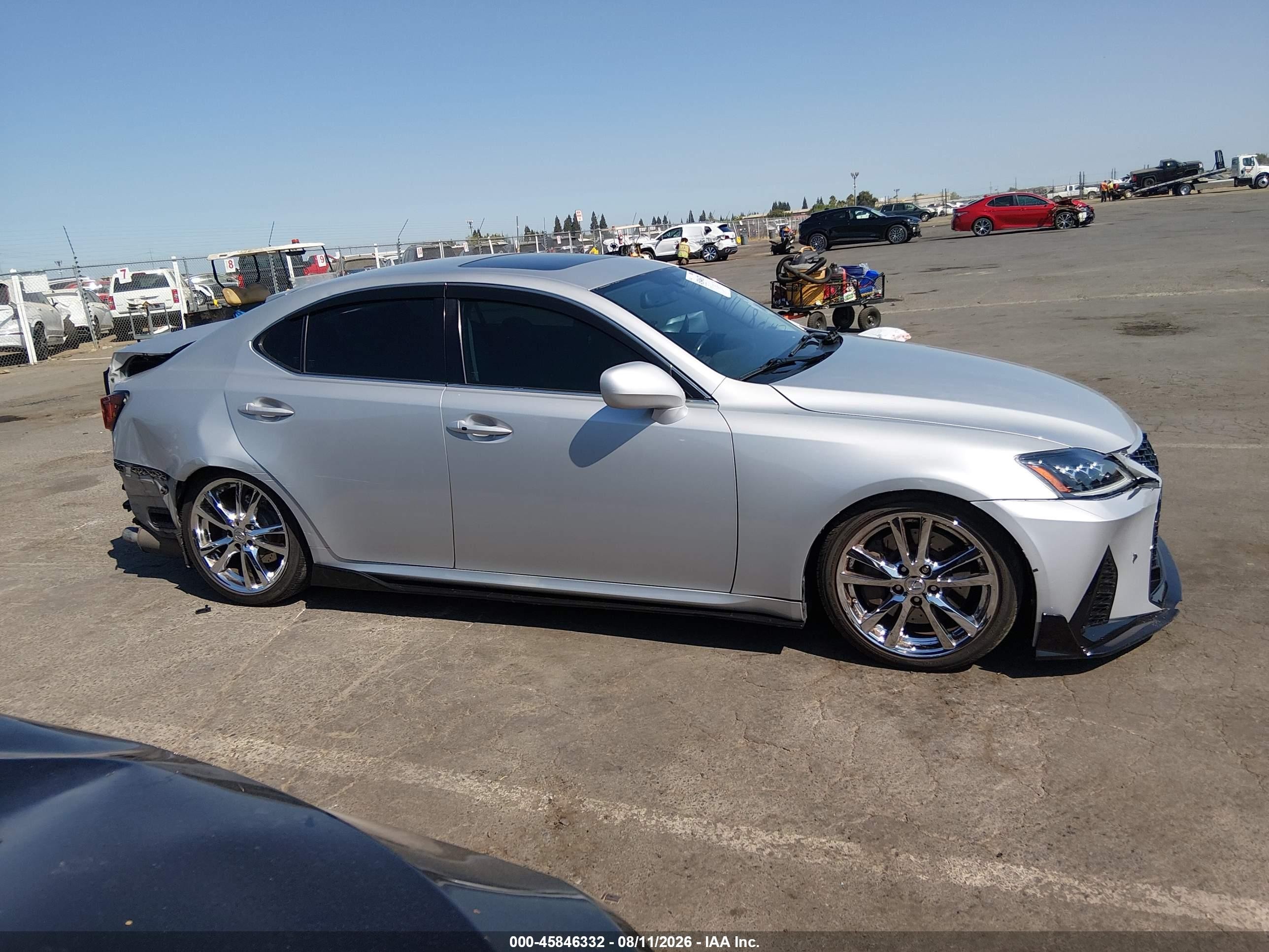 2006 Lexus Is 350   Silver vin: JTHBE262462003784