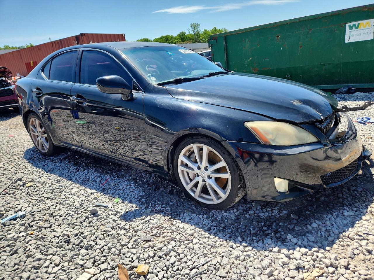 2006 Lexus Is 350 Black vin: JTHBE262465007770