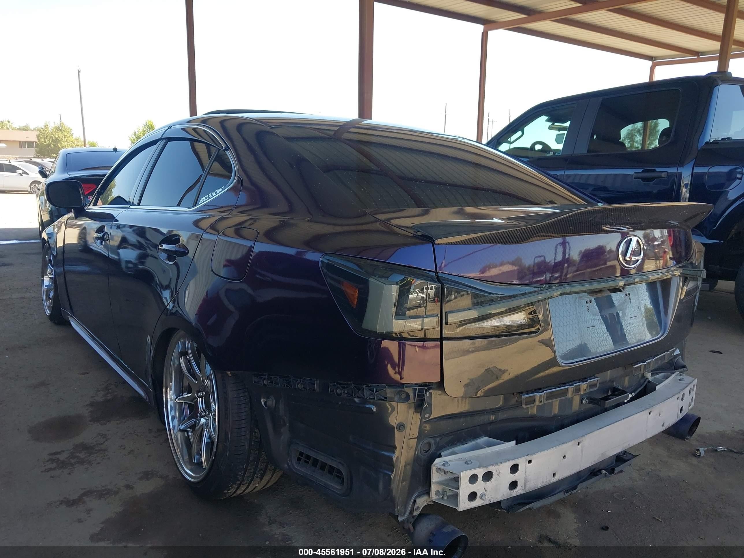 2006 Lexus Is 350 Purple vin: JTHBE262465009745