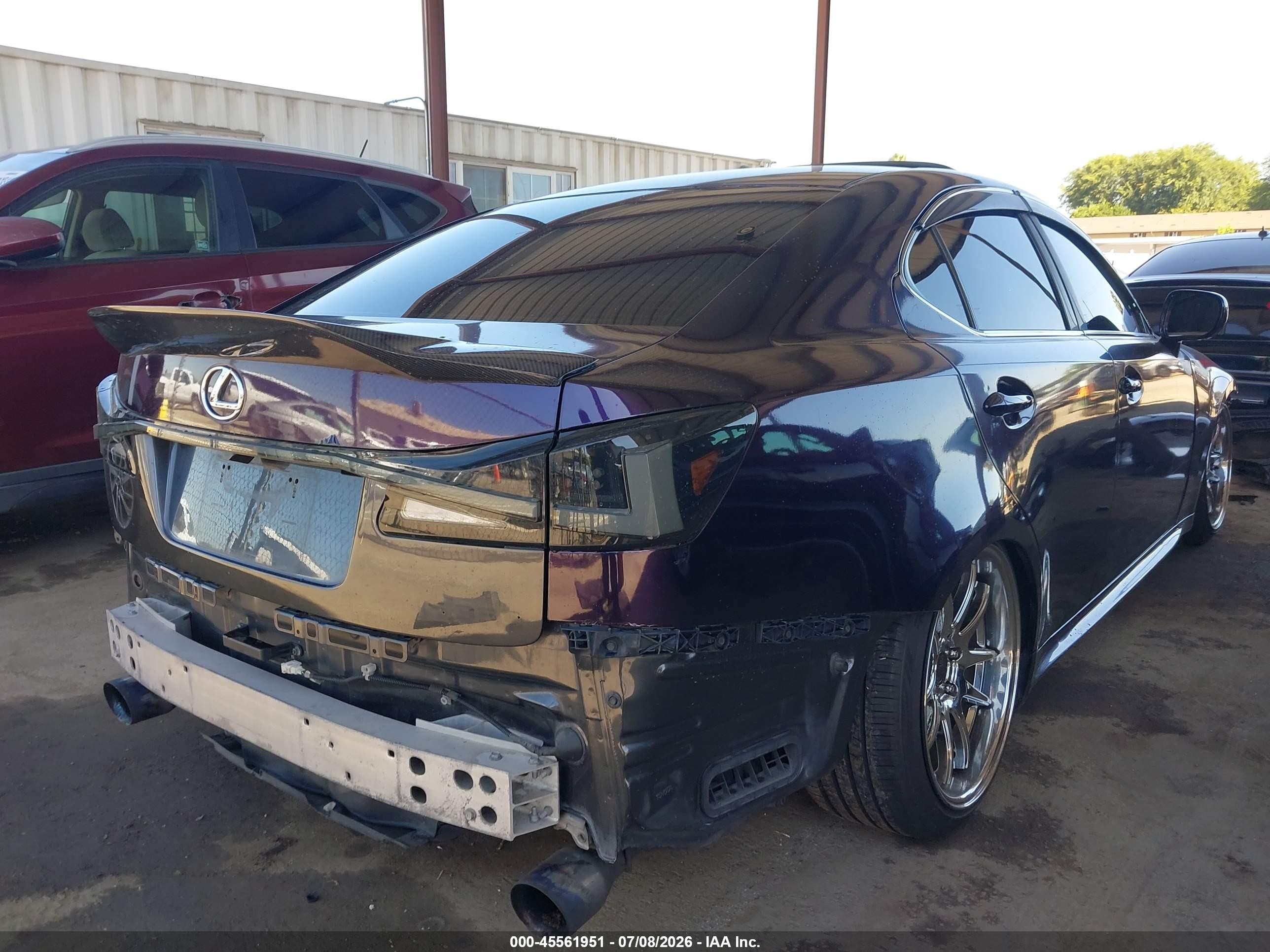 2006 Lexus Is 350 Purple vin: JTHBE262465009745