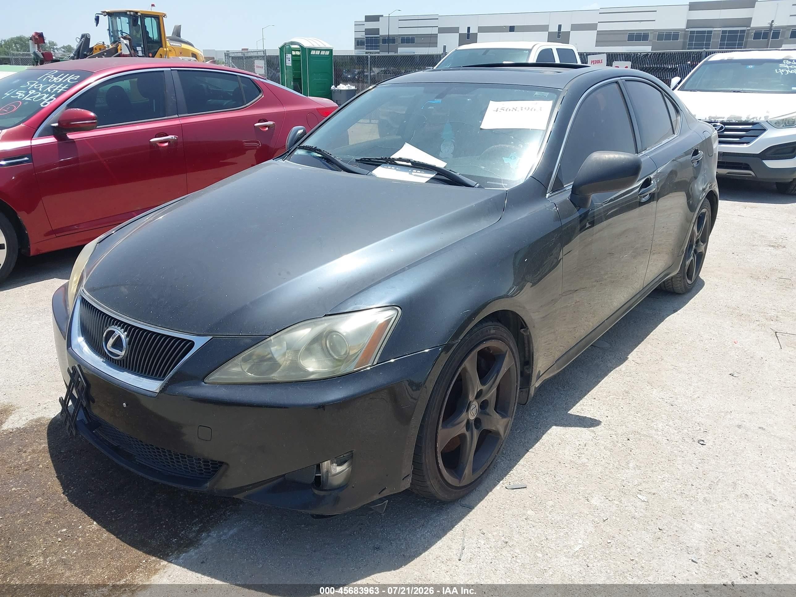 2007 Lexus Is 350   Gray vin: JTHBE262472011207