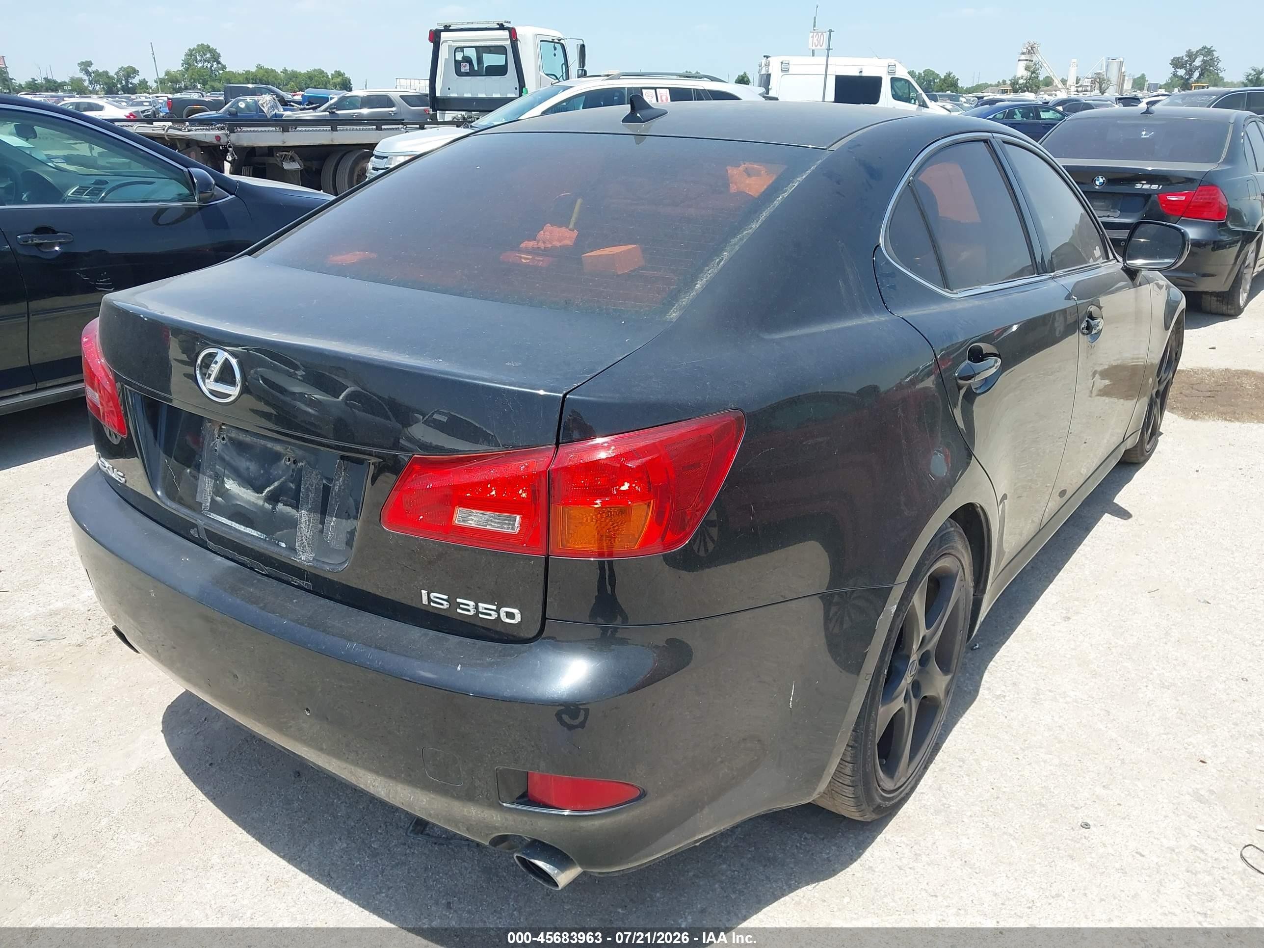 2007 Lexus Is 350   Gray vin: JTHBE262472011207