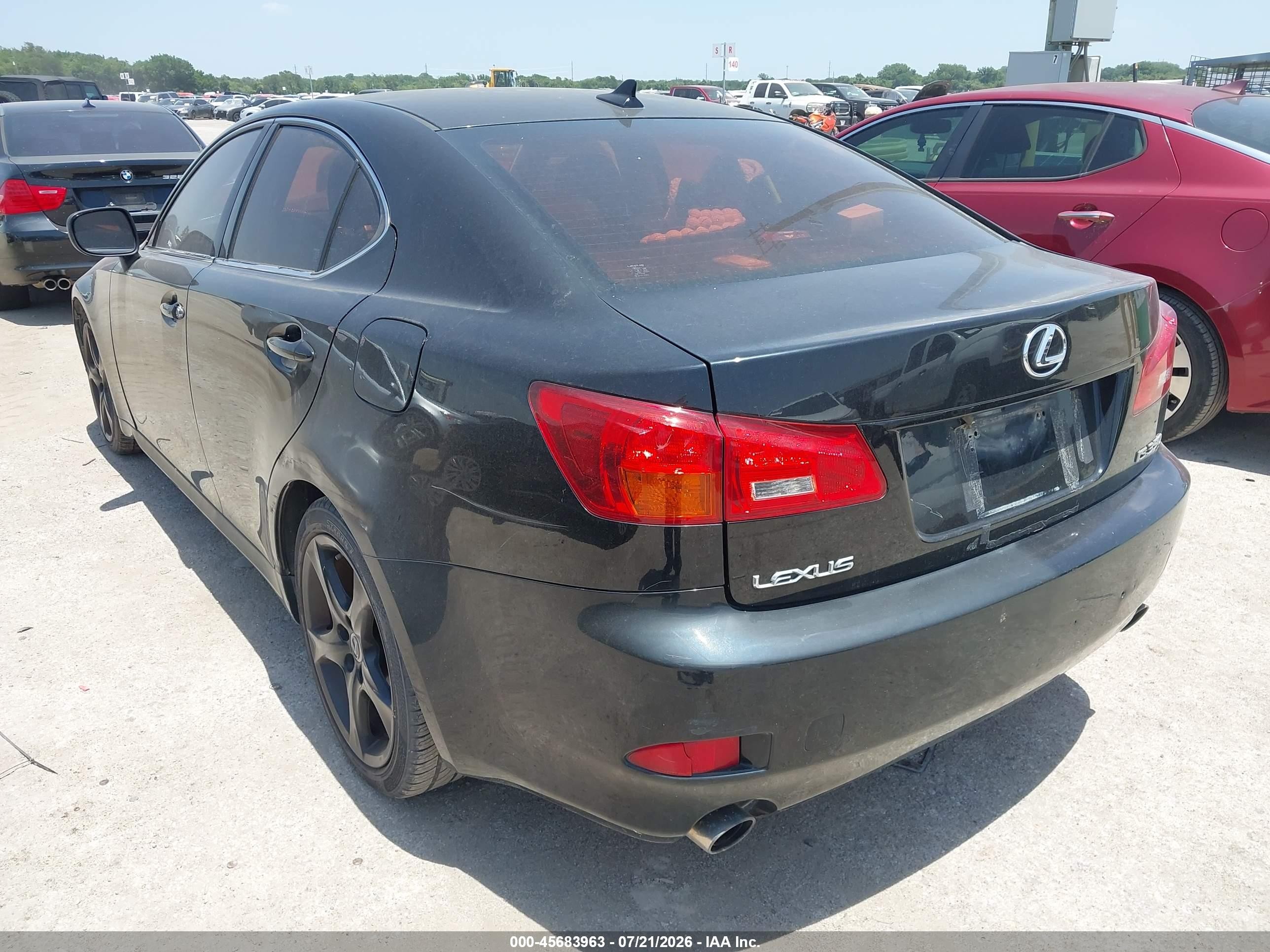 2007 Lexus Is 350   Gray vin: JTHBE262472011207