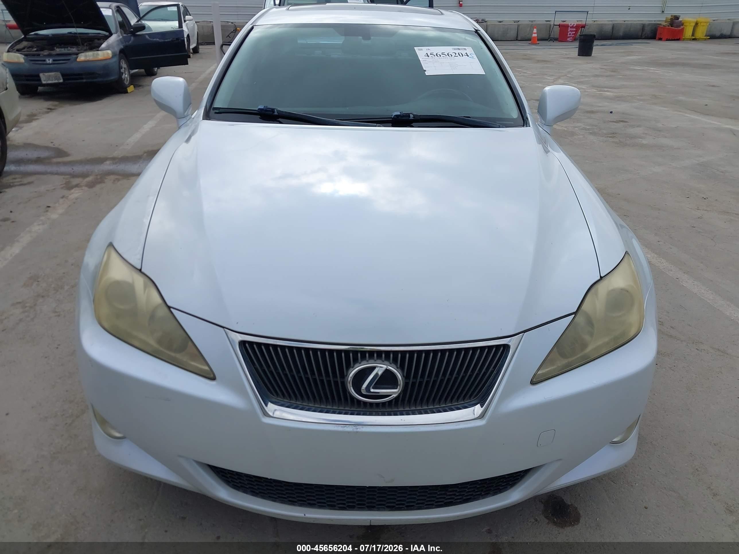 2006 Lexus Is 350 Белый vin: JTHBE262565005350
