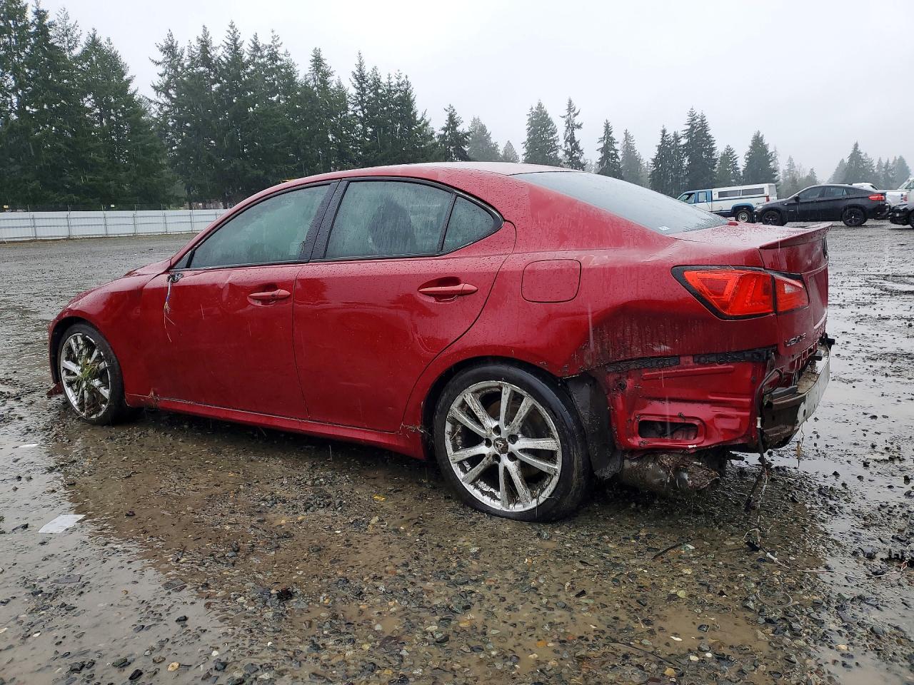 2006 Lexus Is 350 Base Maroon vin: JTHBE262565008040