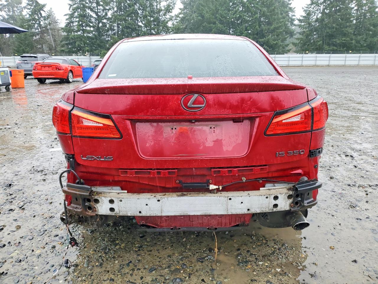 2006 Lexus Is 350 Base Maroon vin: JTHBE262565008040