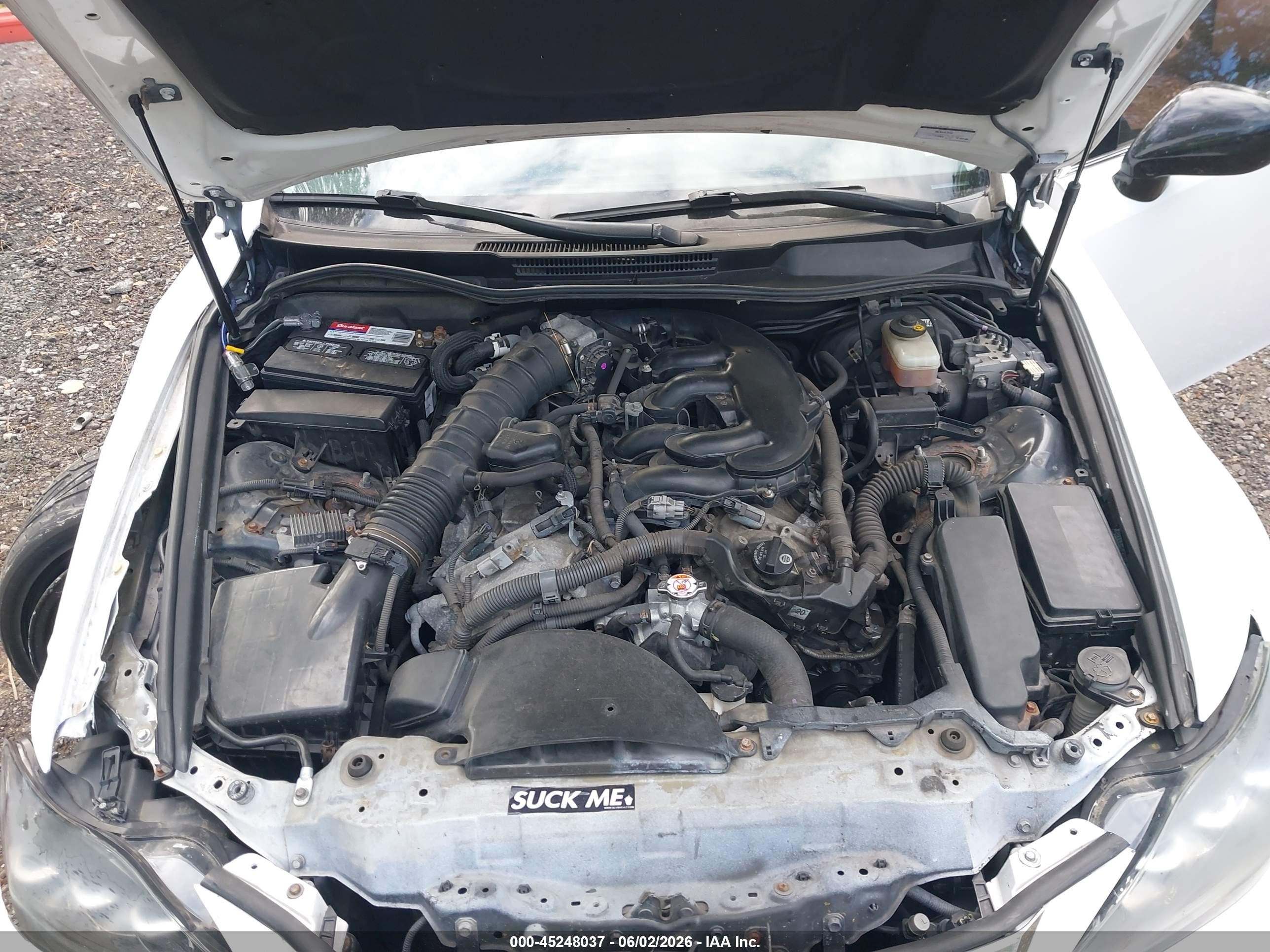 2008 Lexus Is 350   White vin: JTHBE262582014585