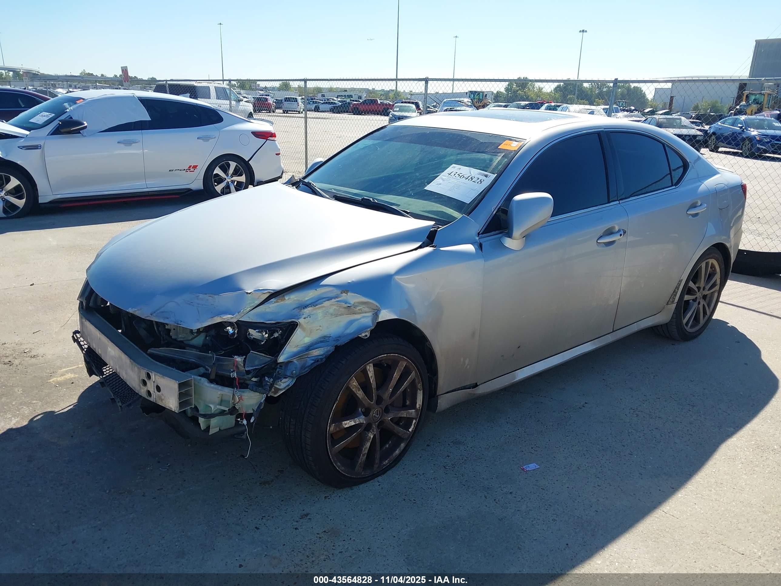 2008 Lexus Is 350   Silver vin: JTHBE262585019574