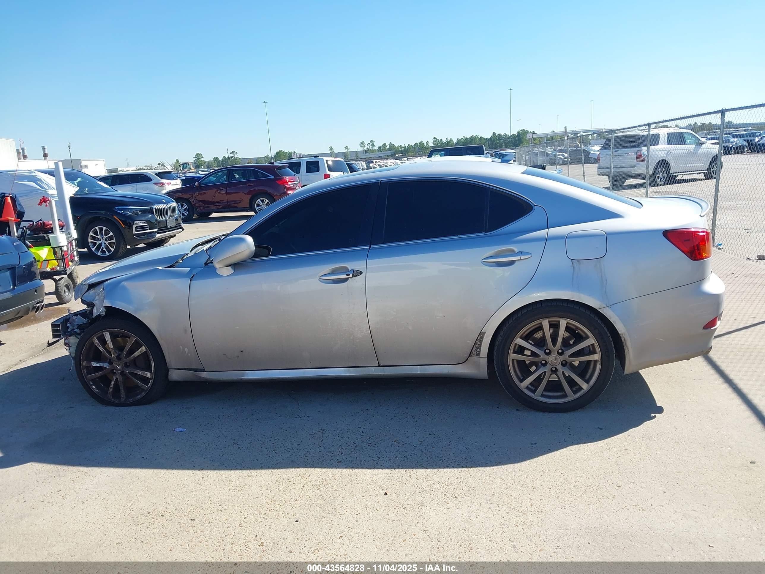 2008 Lexus Is 350   Silver vin: JTHBE262585019574