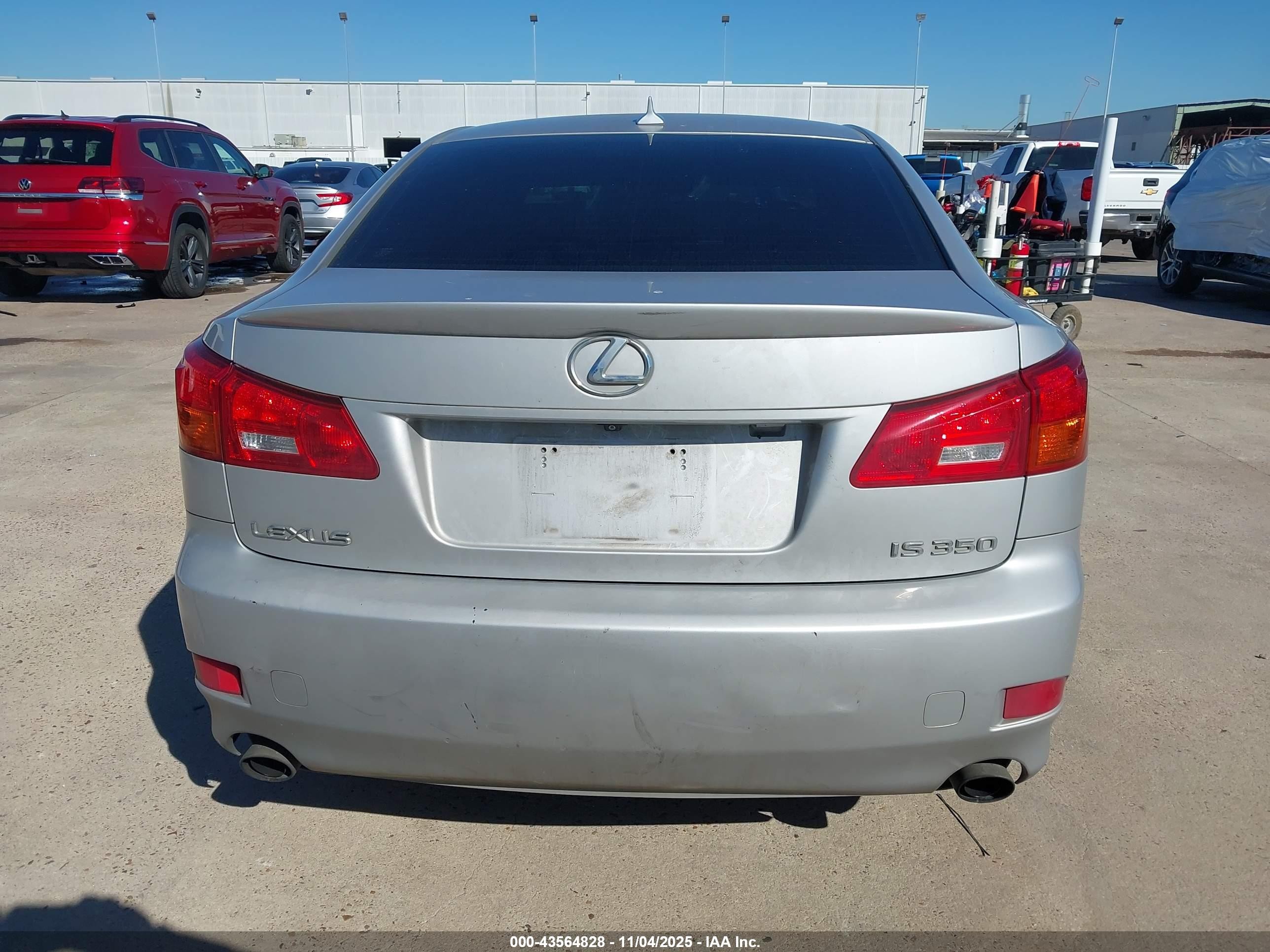 2008 Lexus Is 350   Silver vin: JTHBE262585019574