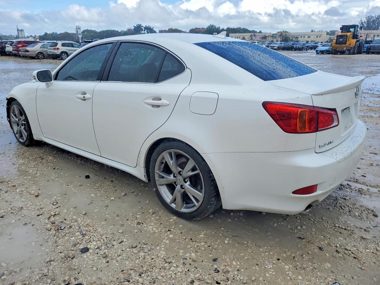 2009 Lexus Is 350 White vin: JTHBE262595023139
