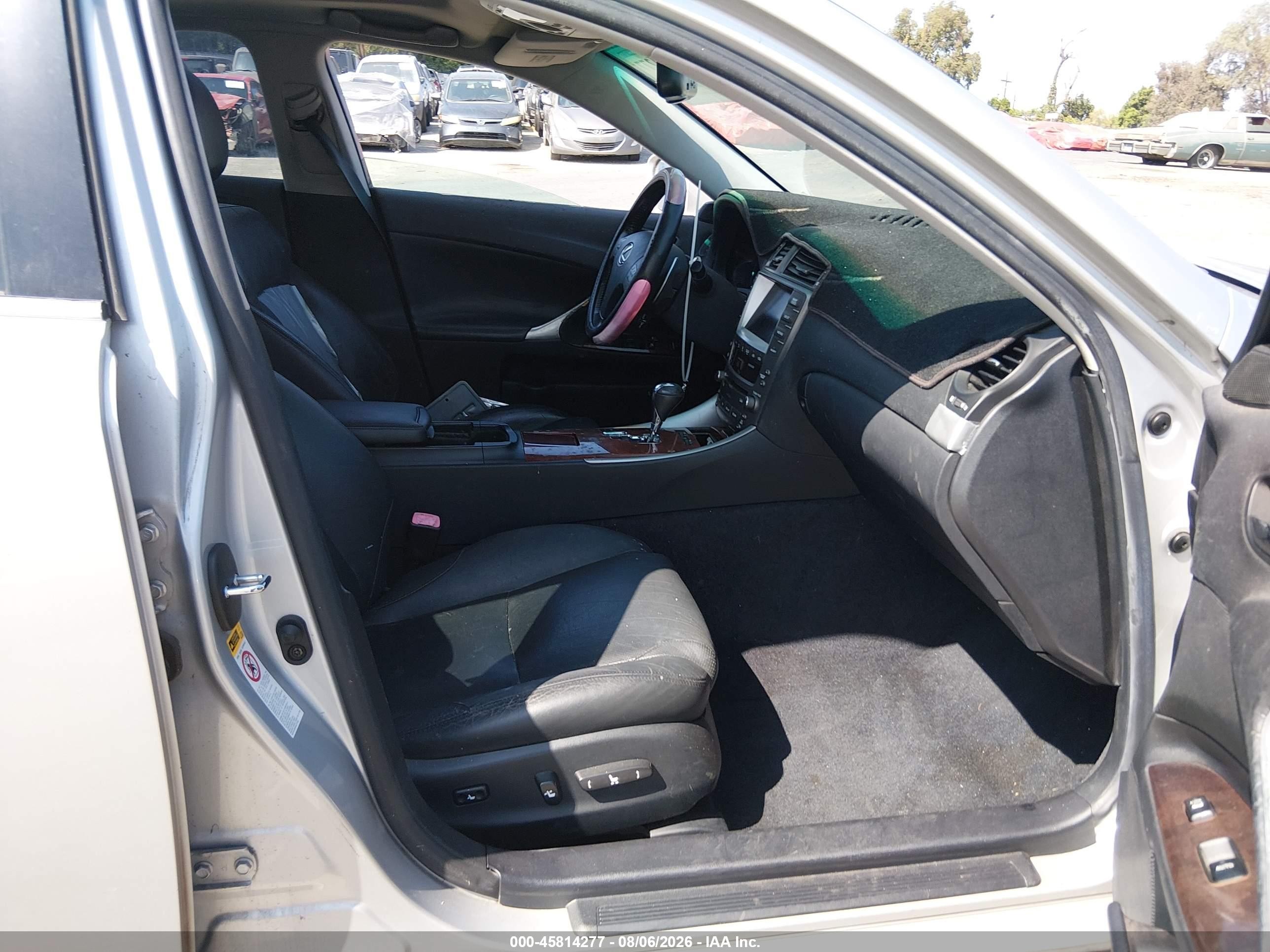 2006 Lexus Is 350 Silver vin: JTHBE262662002569