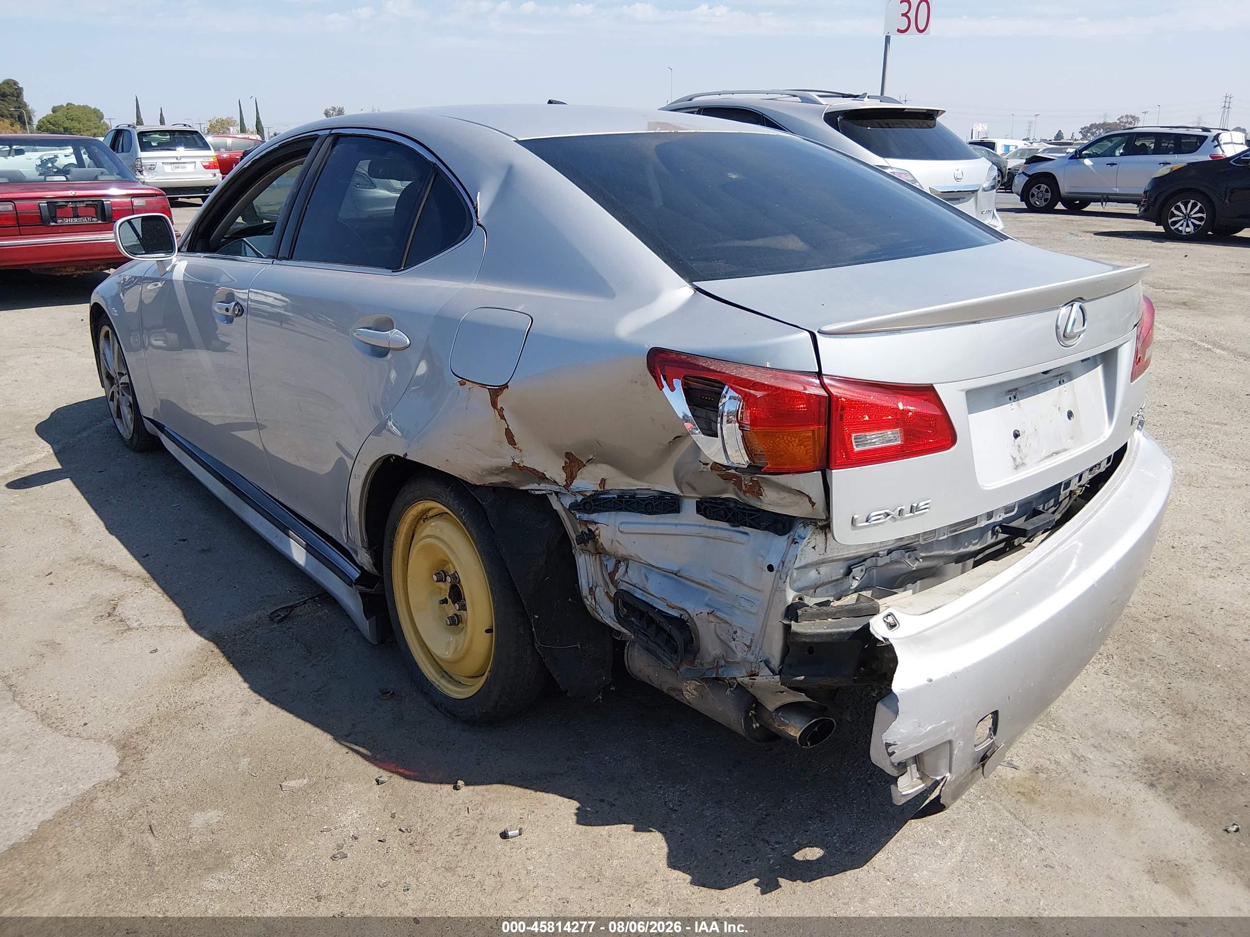 2006 Lexus Is 350 Silver vin: JTHBE262662002569