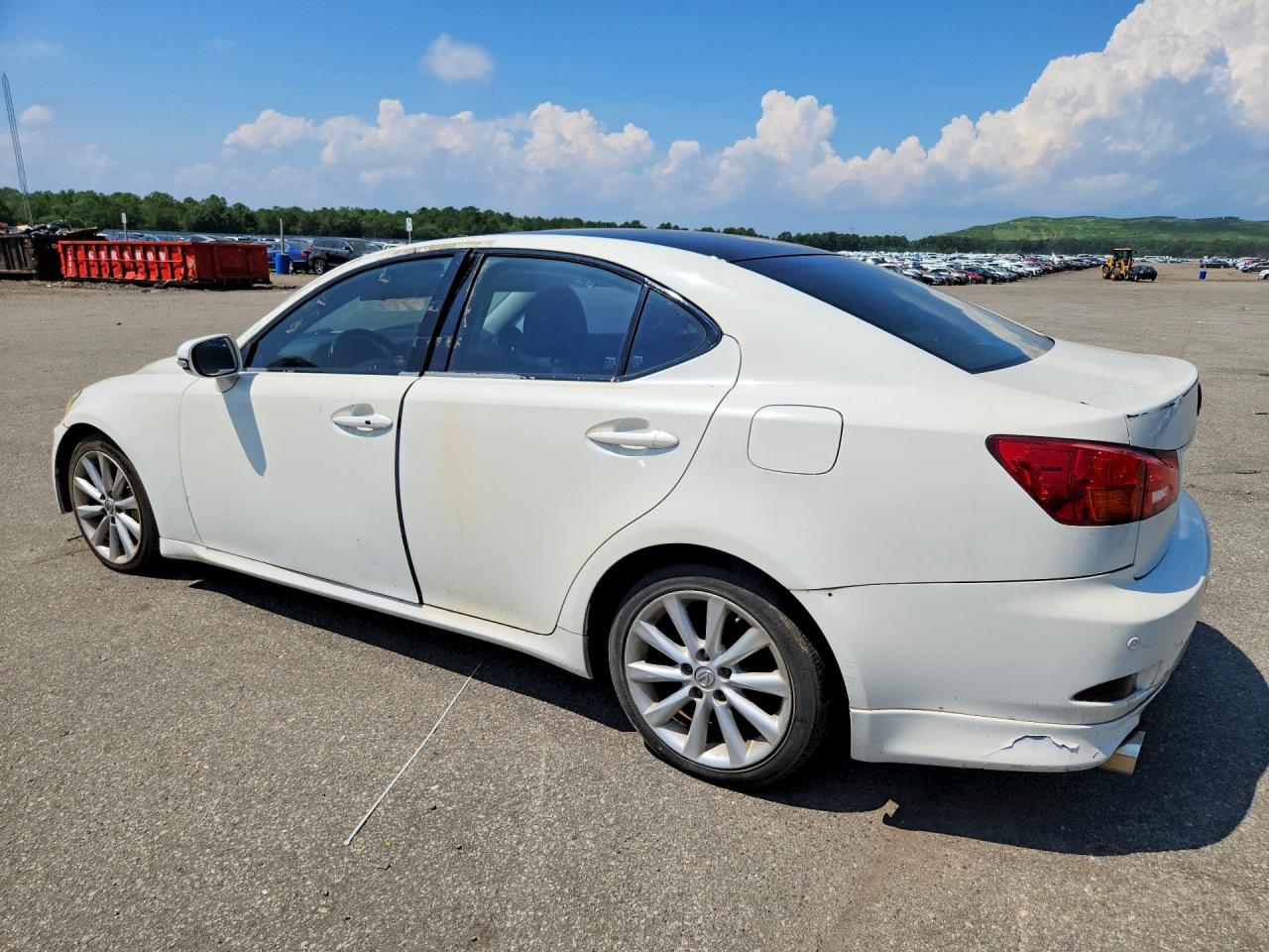 2006 Lexus Is 350 White vin: JTHBE262662006718