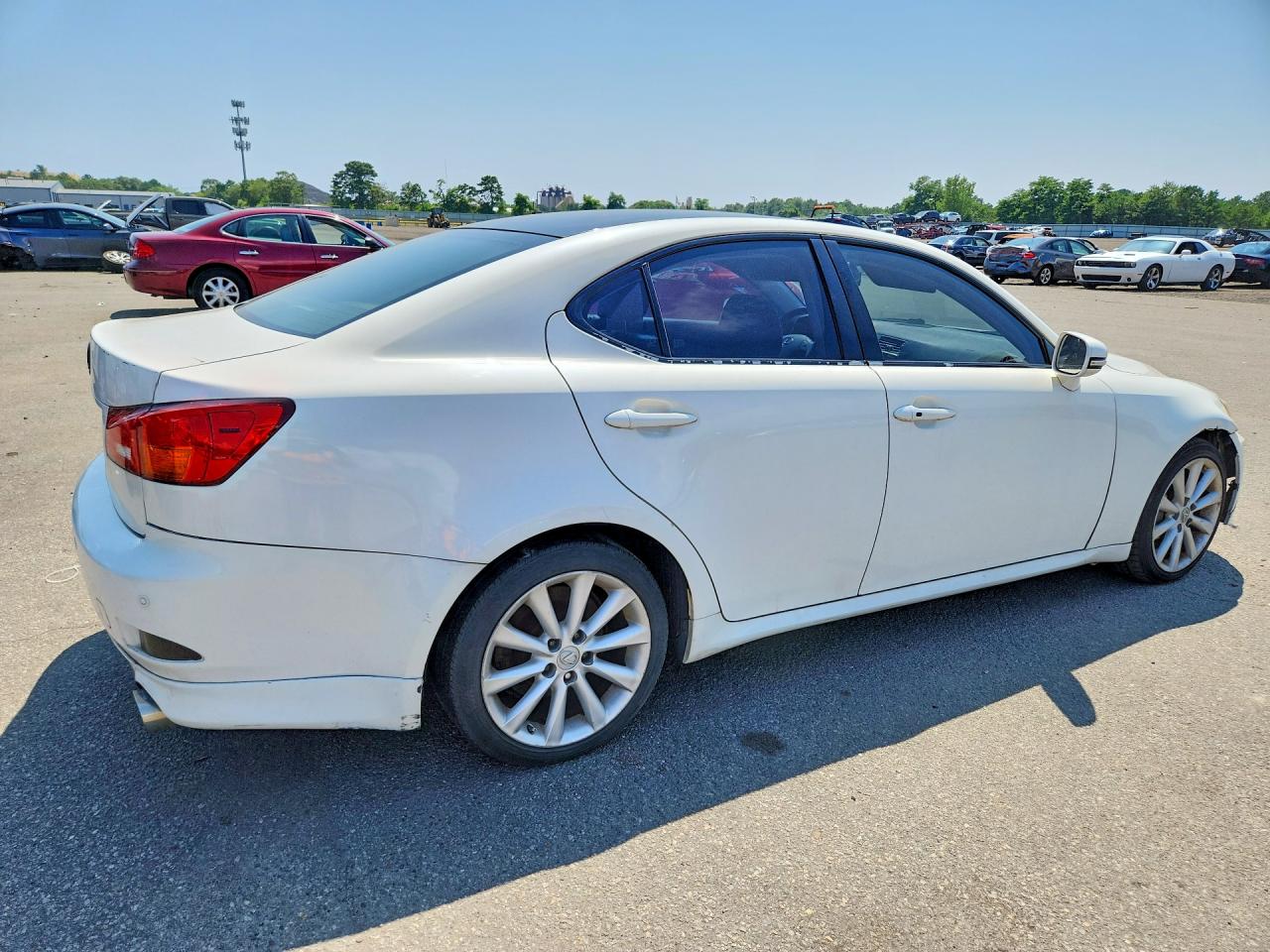 2006 Lexus Is 350 White vin: JTHBE262662006718