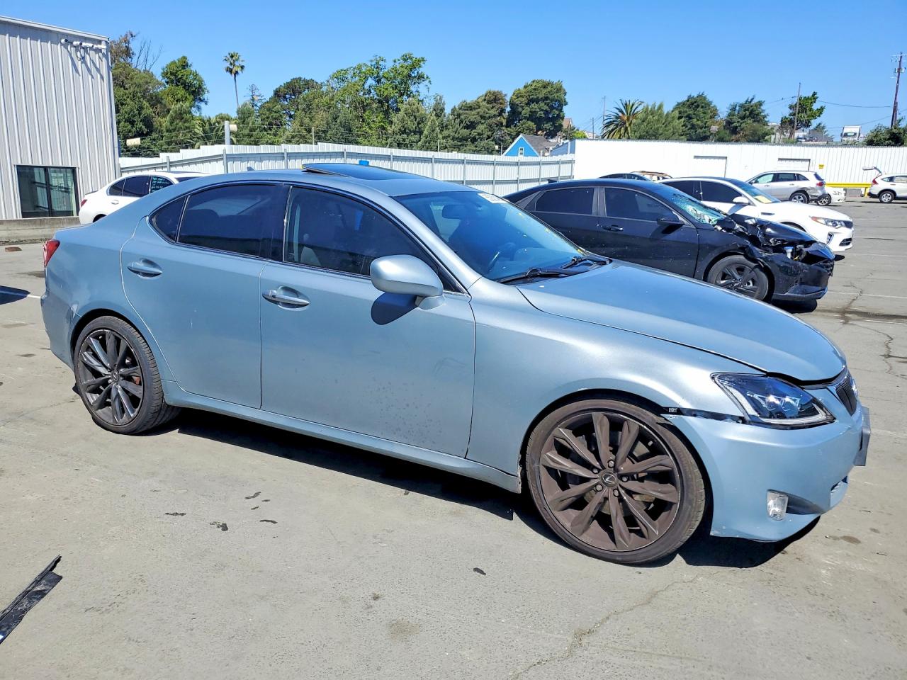 2007 Lexus Is 350 Blue vin: JTHBE262672010480