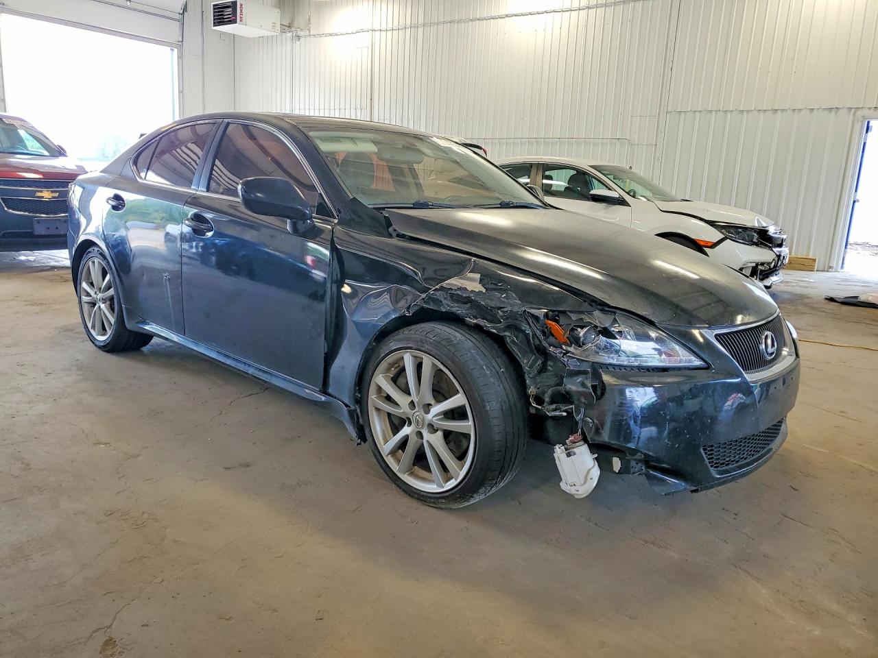 2007 Lexus Is 350 Black vin: JTHBE262675013636