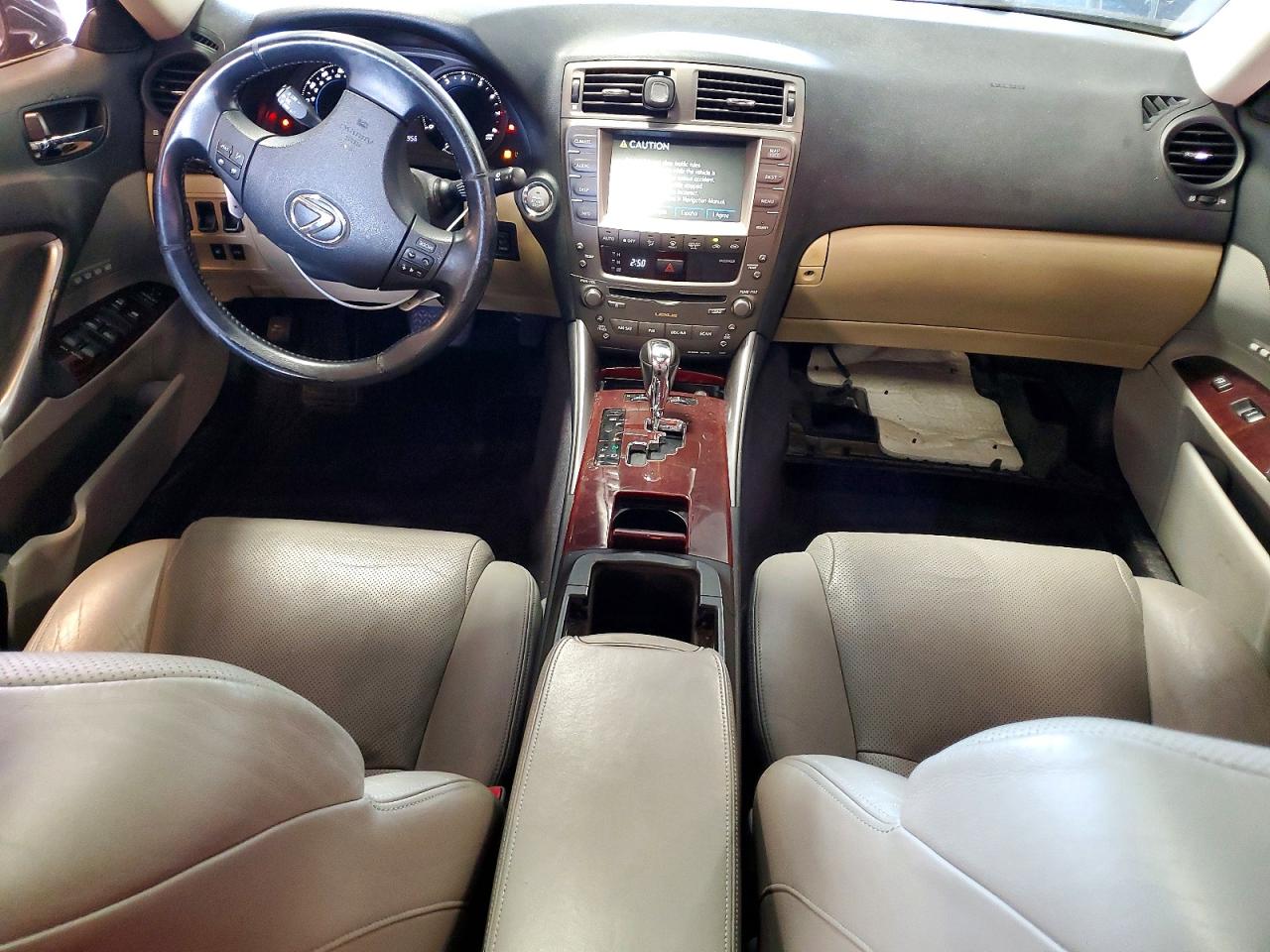 2007 Lexus Is 350 Black vin: JTHBE262675013636