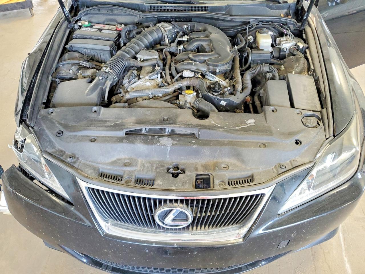 2007 Lexus Is 350 Black vin: JTHBE262675013636