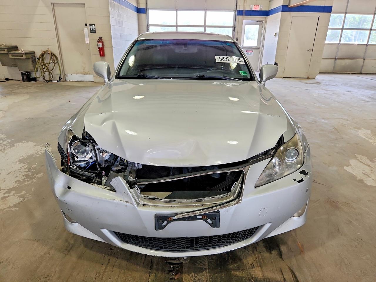 2007 Lexus Is 350 Silver vin: JTHBE262675014043