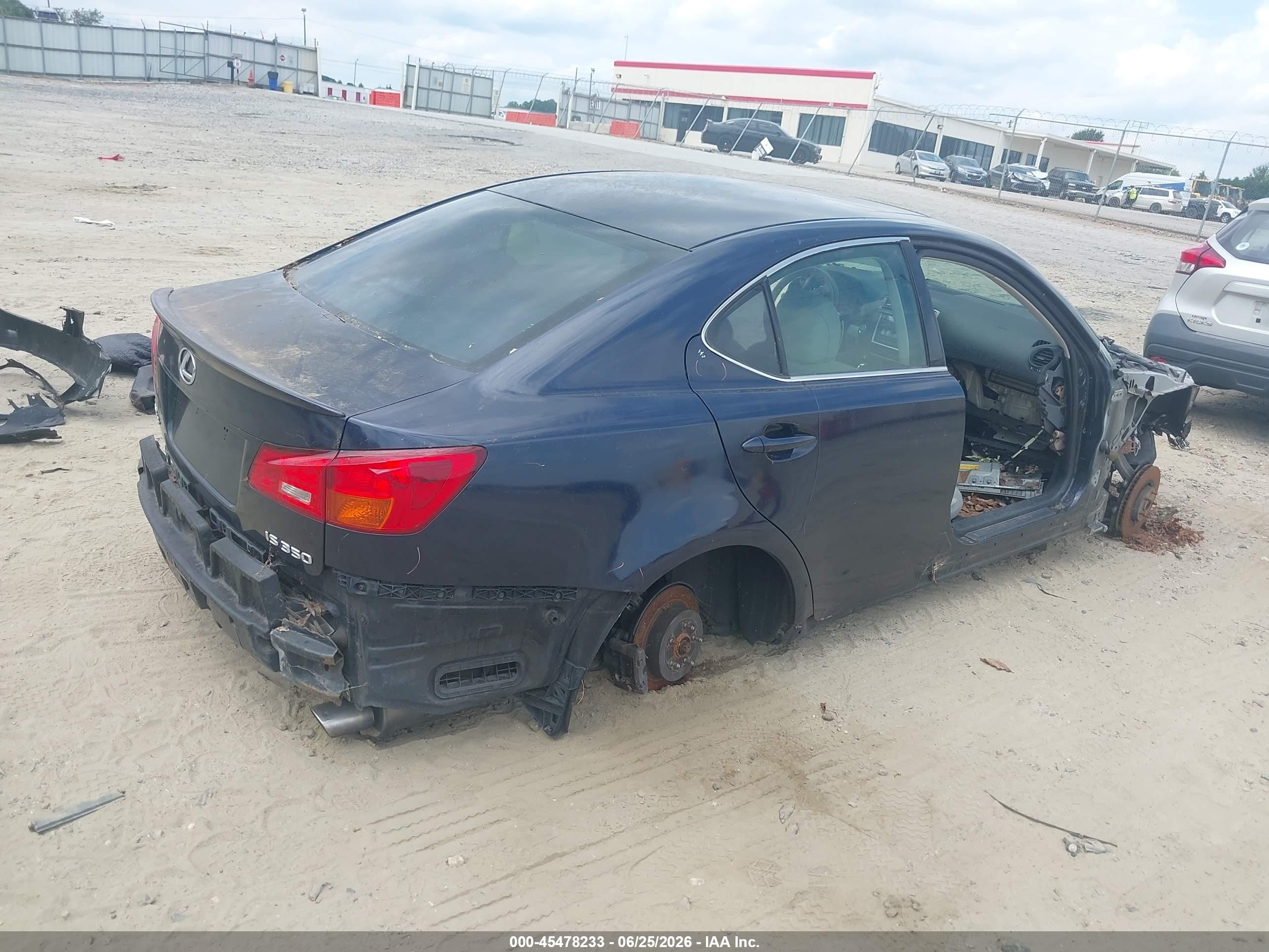 2006 Lexus Is 350   Blue vin: JTHBE262762005254