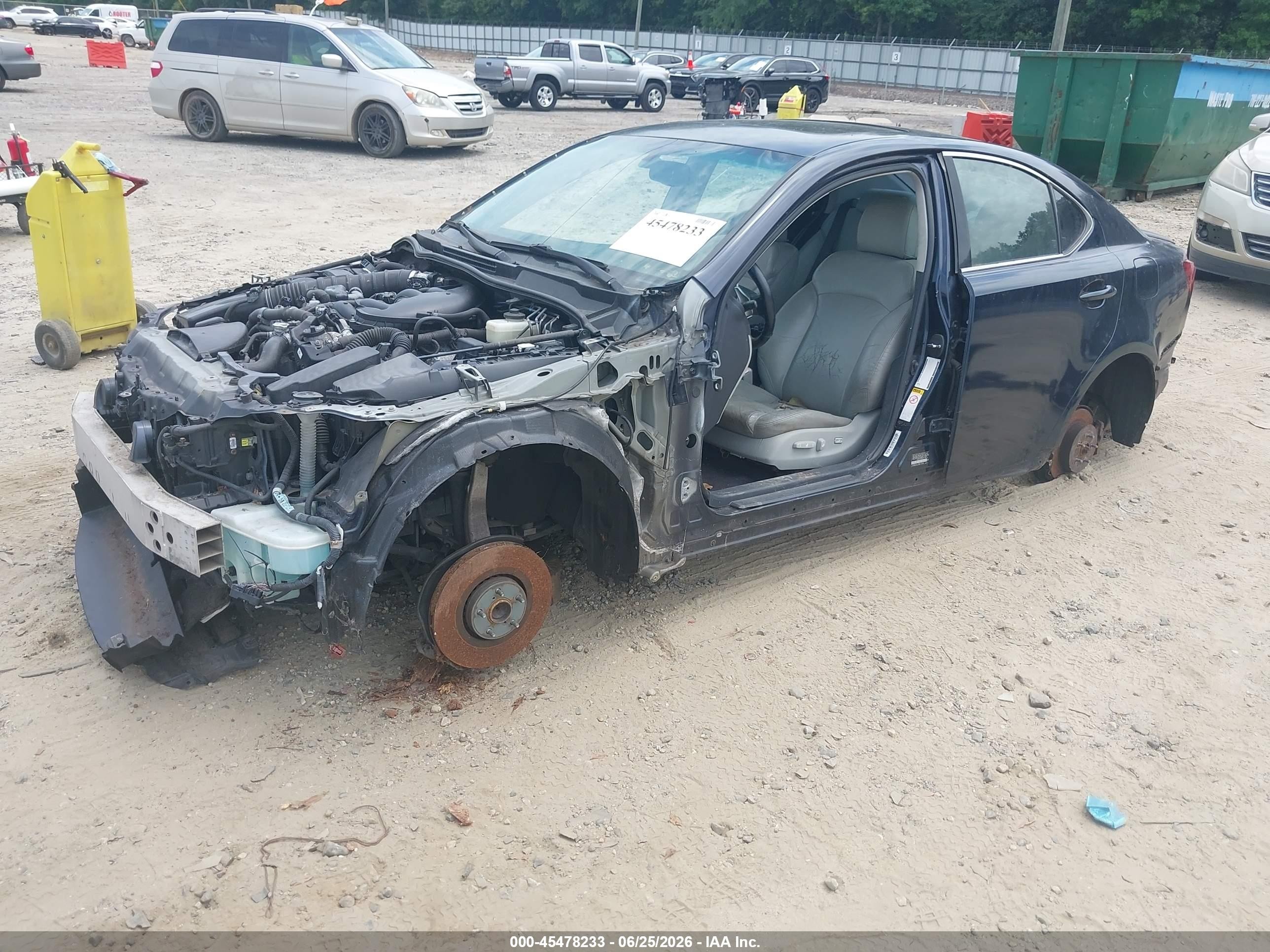 2006 Lexus Is 350   Blue vin: JTHBE262762005254
