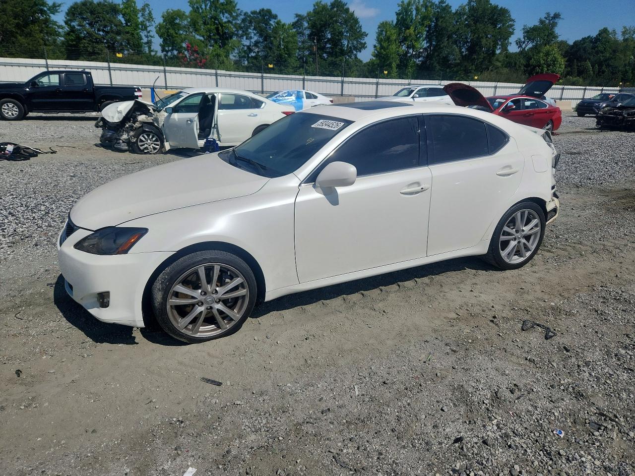 2006 Lexus Is 350 Base White vin: JTHBE262762005478