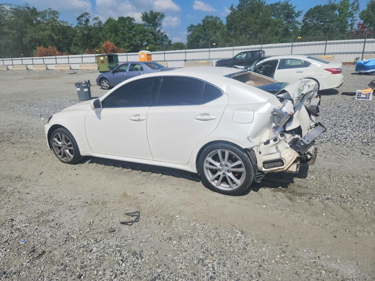 2006 Lexus Is 350 Base White vin: JTHBE262762005478