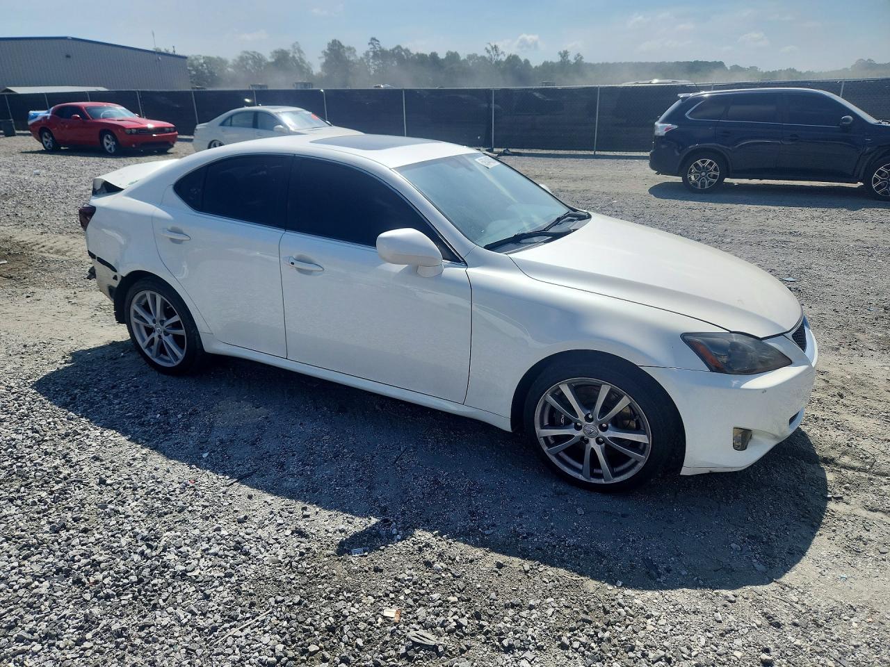 2006 Lexus Is 350 Base White vin: JTHBE262762005478