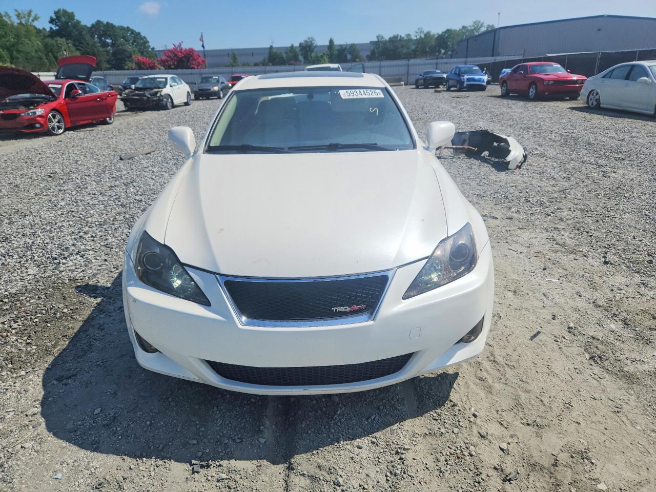 2006 Lexus Is 350 Base White vin: JTHBE262762005478