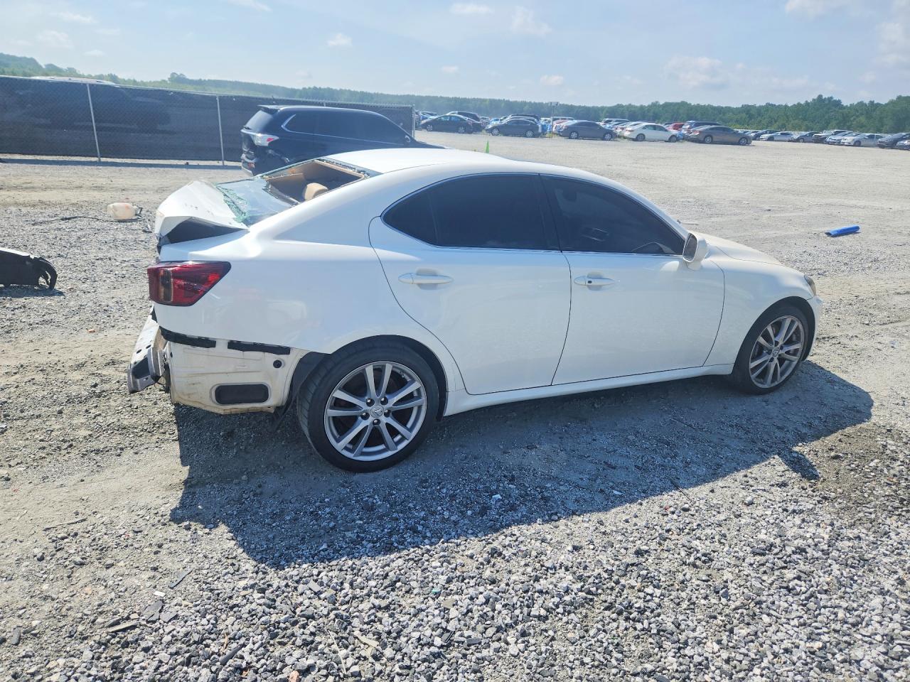 2006 Lexus Is 350 Base White vin: JTHBE262762005478