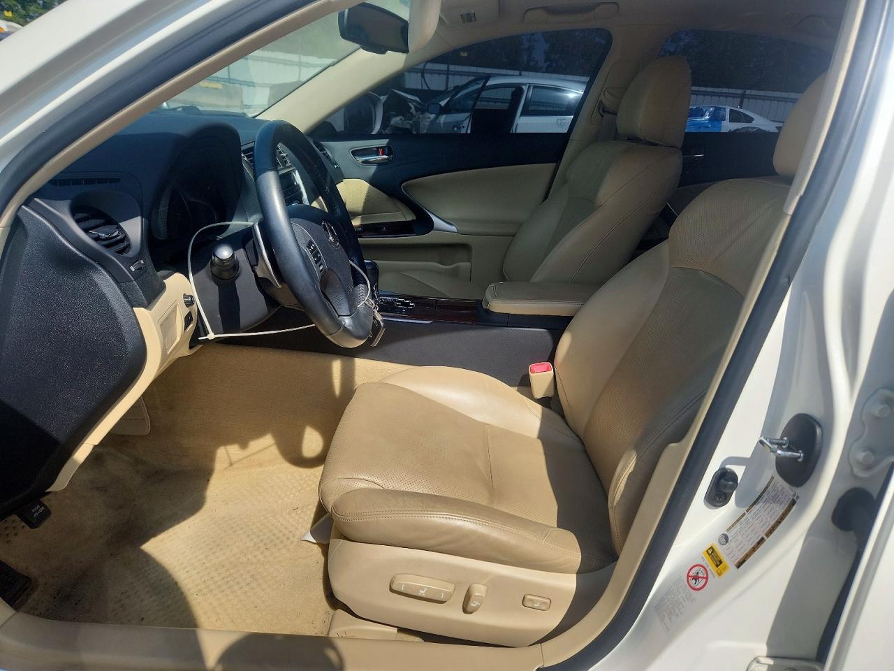 2006 Lexus Is 350 Base White vin: JTHBE262762005478