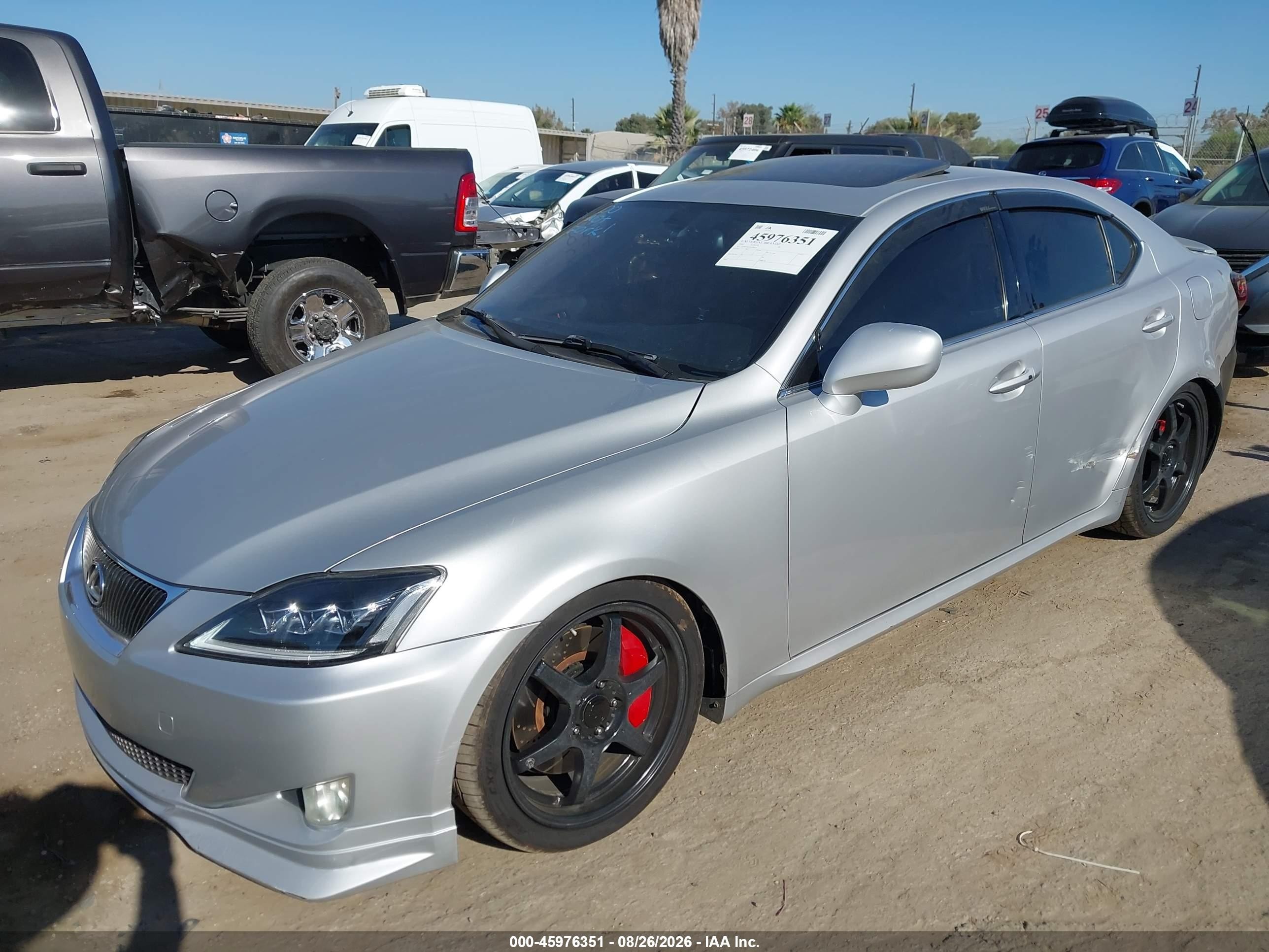 2006 Lexus Is 350 Silver vin: JTHBE262765000974