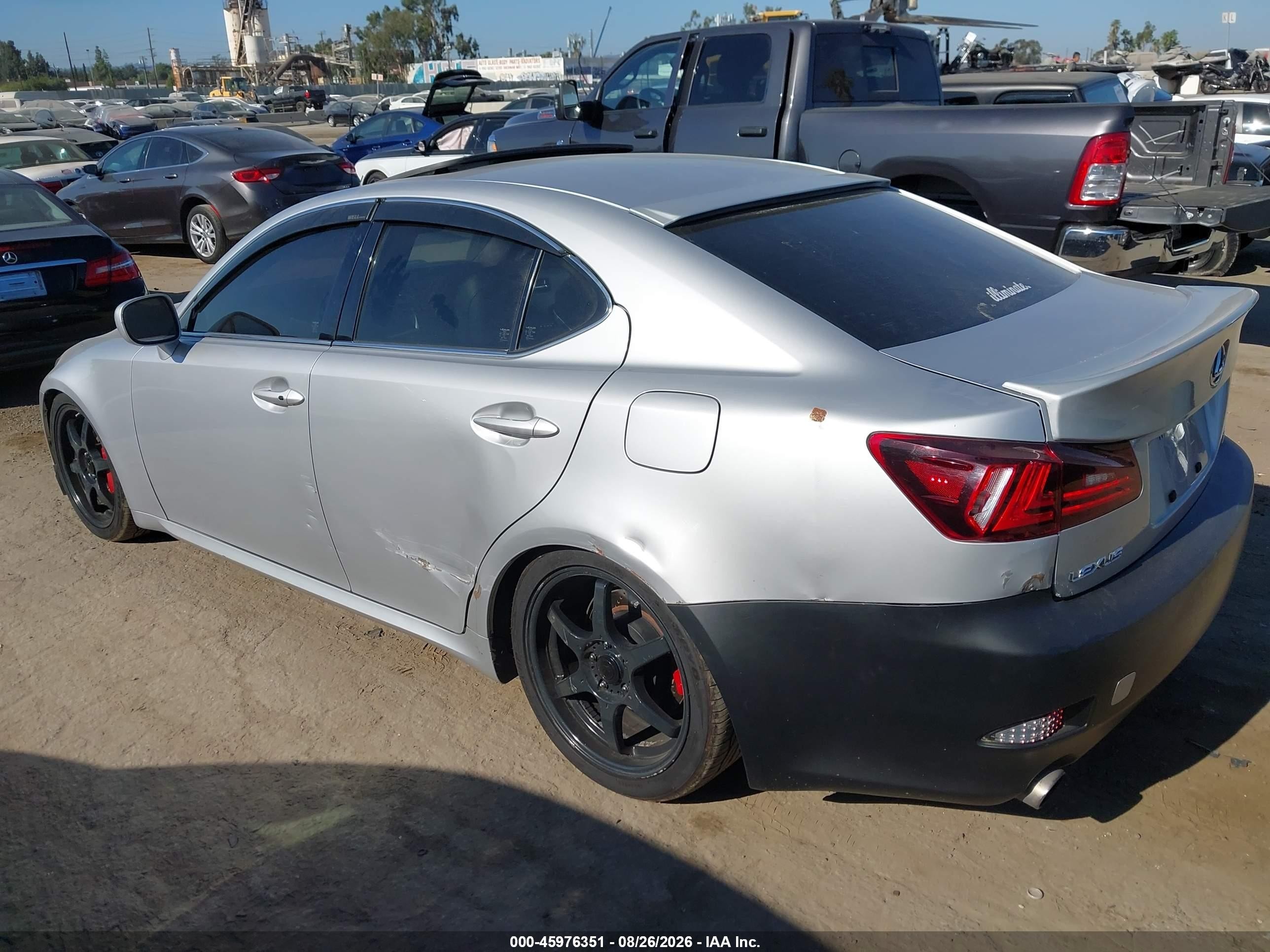 2006 Lexus Is 350 Silver vin: JTHBE262765000974